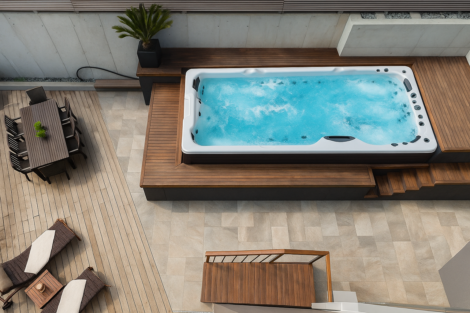 Frostsichere Outdoor Whirlpools entdecken