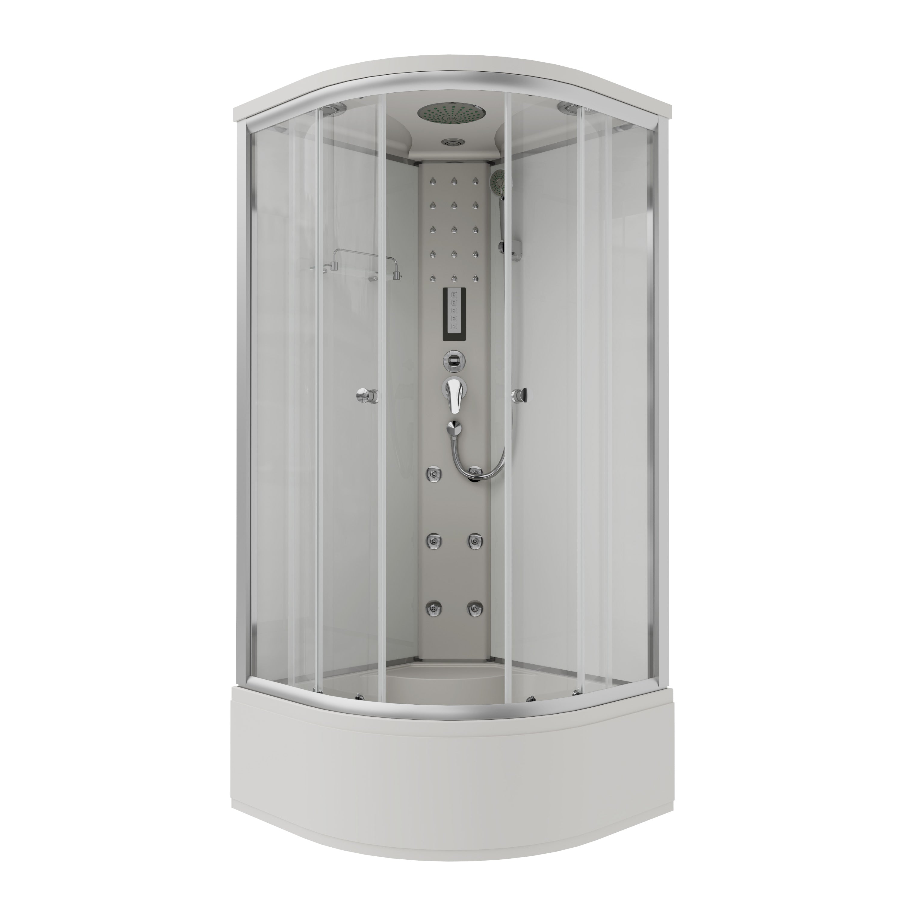 Komplettduschkabine PR55 90 x 90 x 215 cm