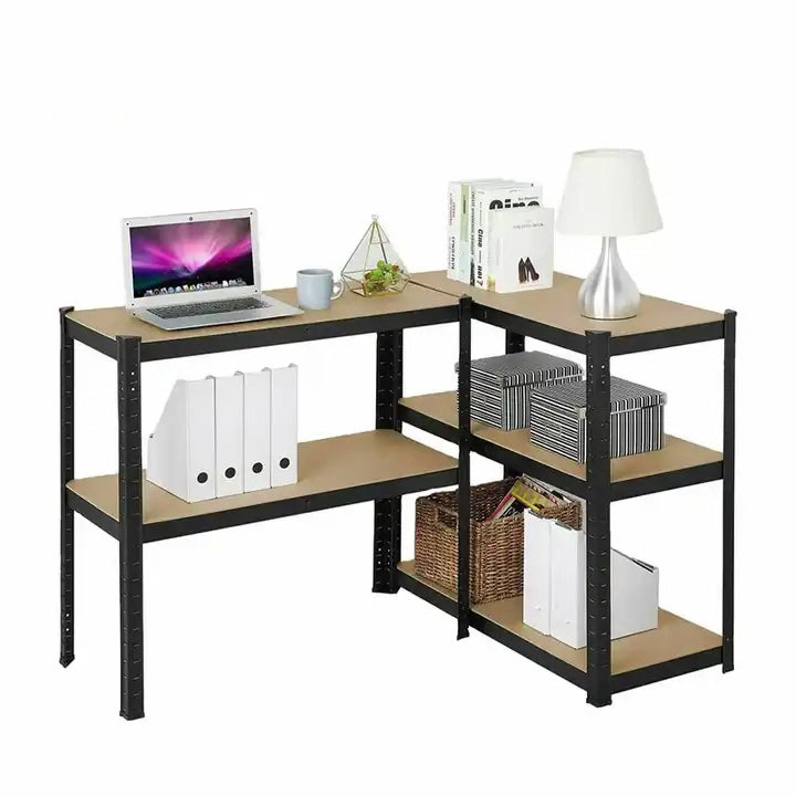 Heavy-duty shelf black 90x40x180 cm