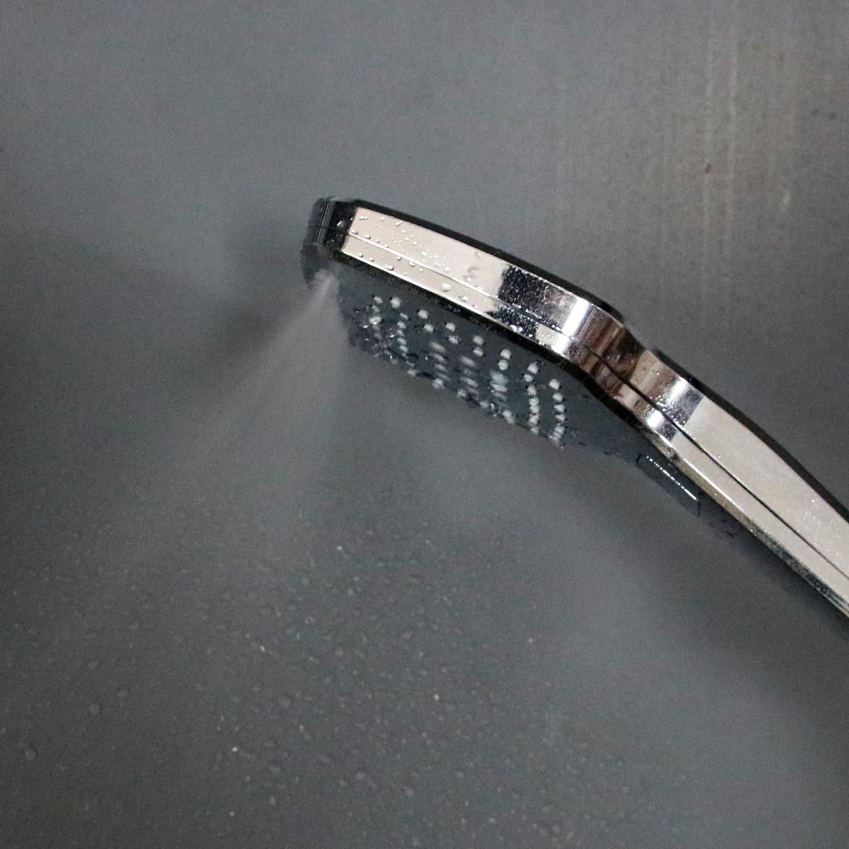 Hand shower in chrome 12 cm with 3 functions 
