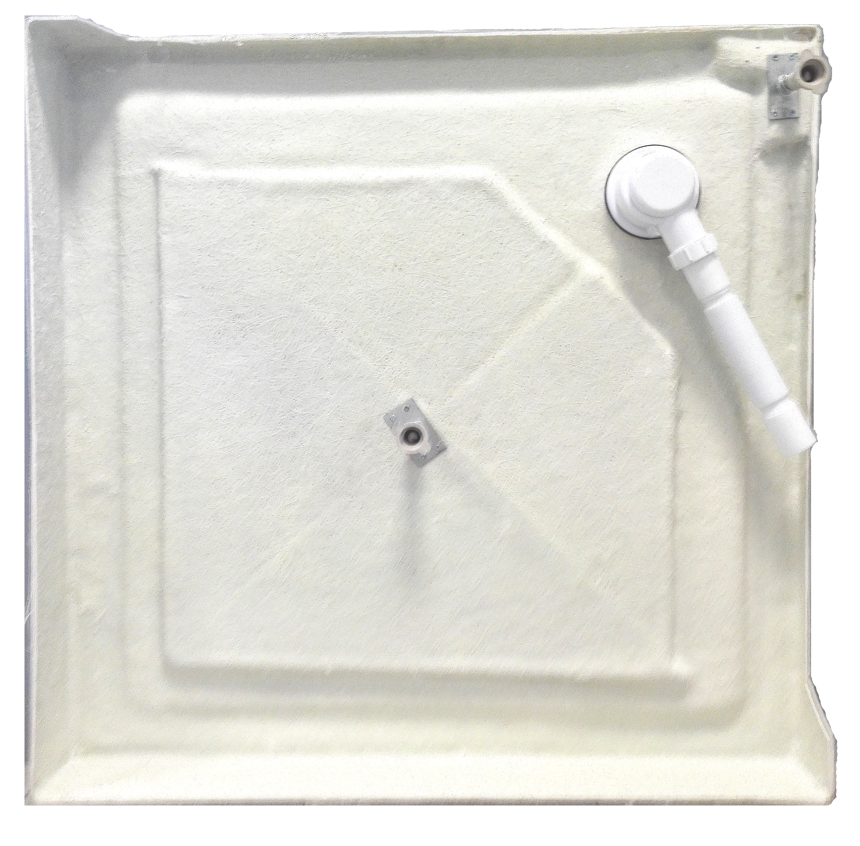 Acrylic corner shower cup 80x80x12 cm
