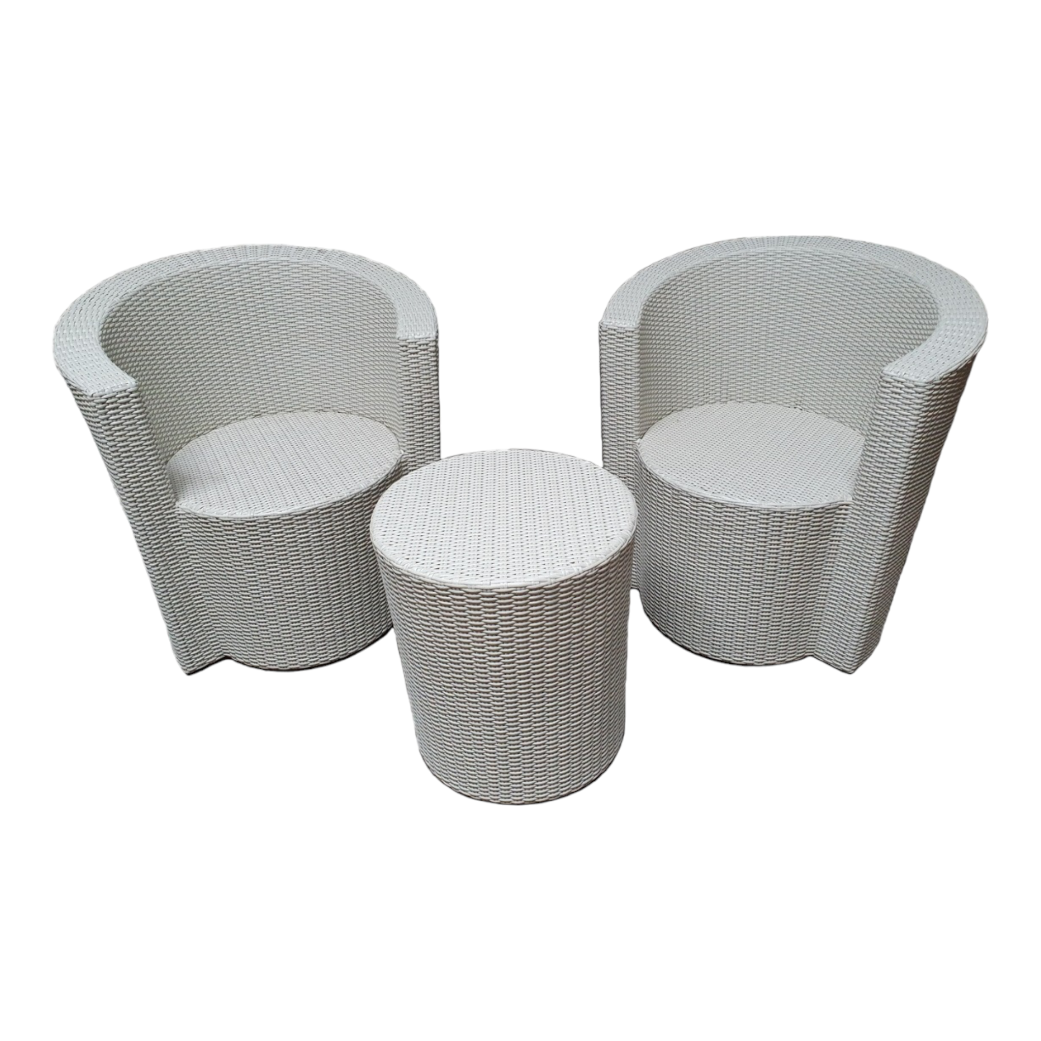 3-tlg Rattan Sitzgruppen Set Elite