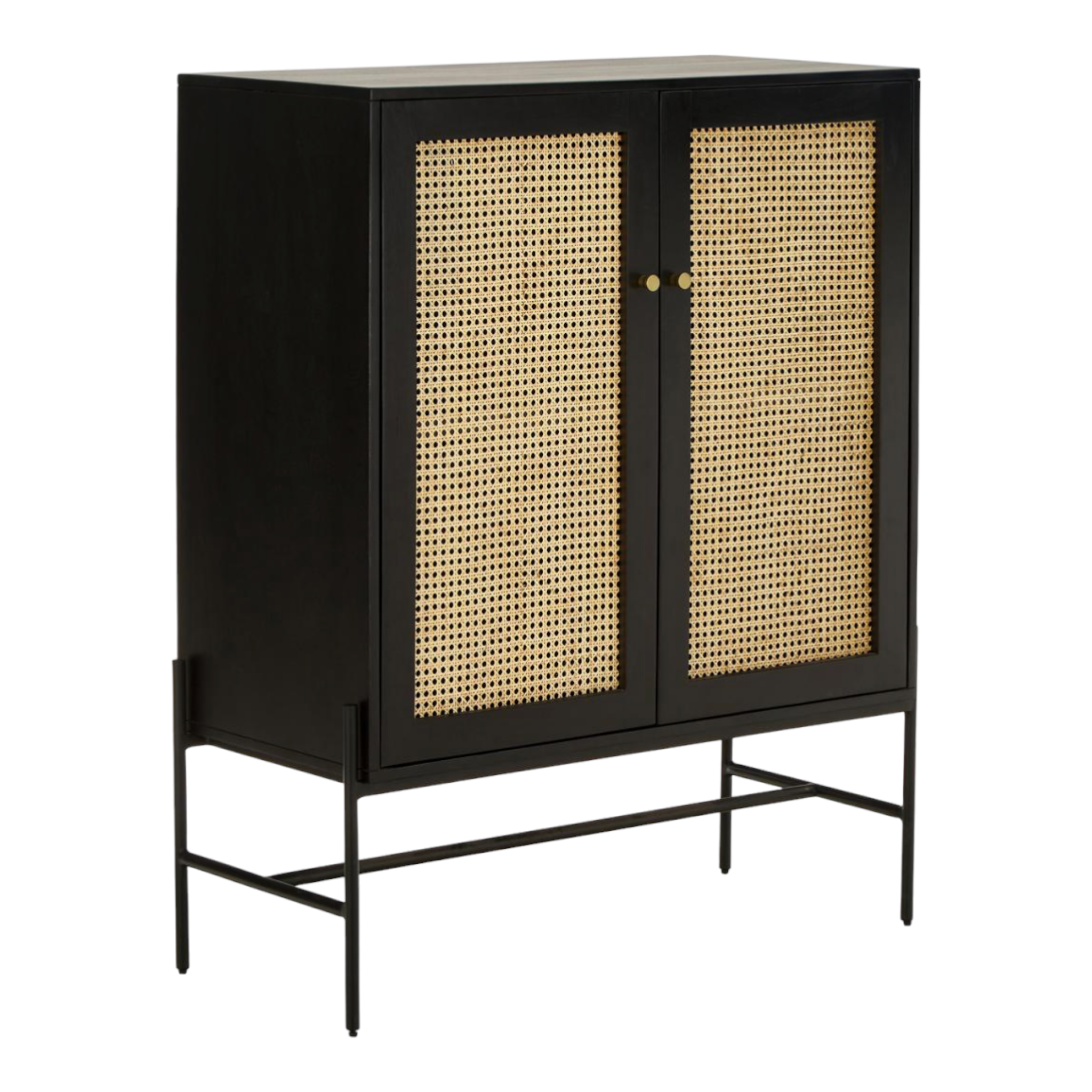 Highboard Kesia mit Wiener Geflecht