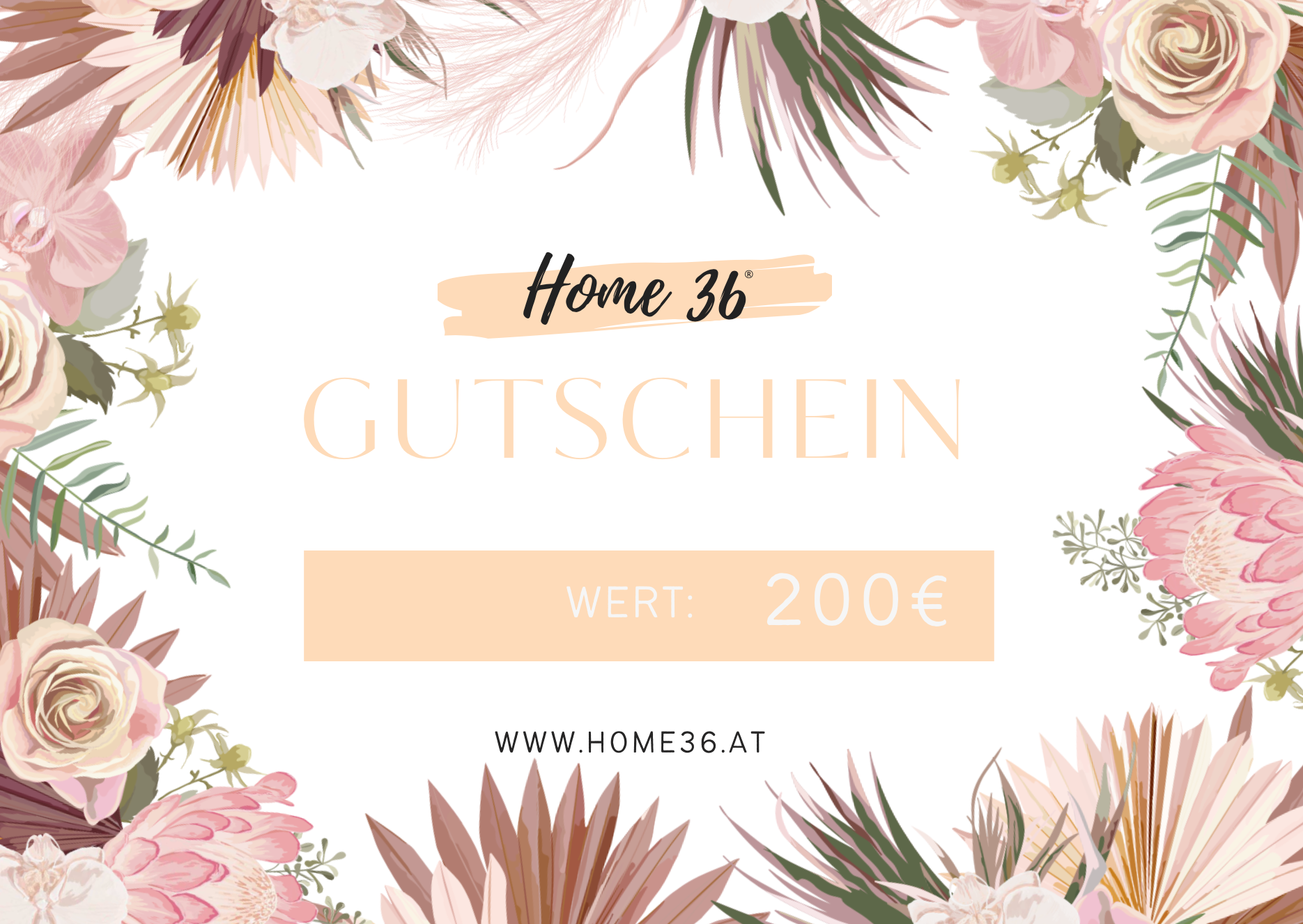 Gutschein zum Ausdrucken 200€