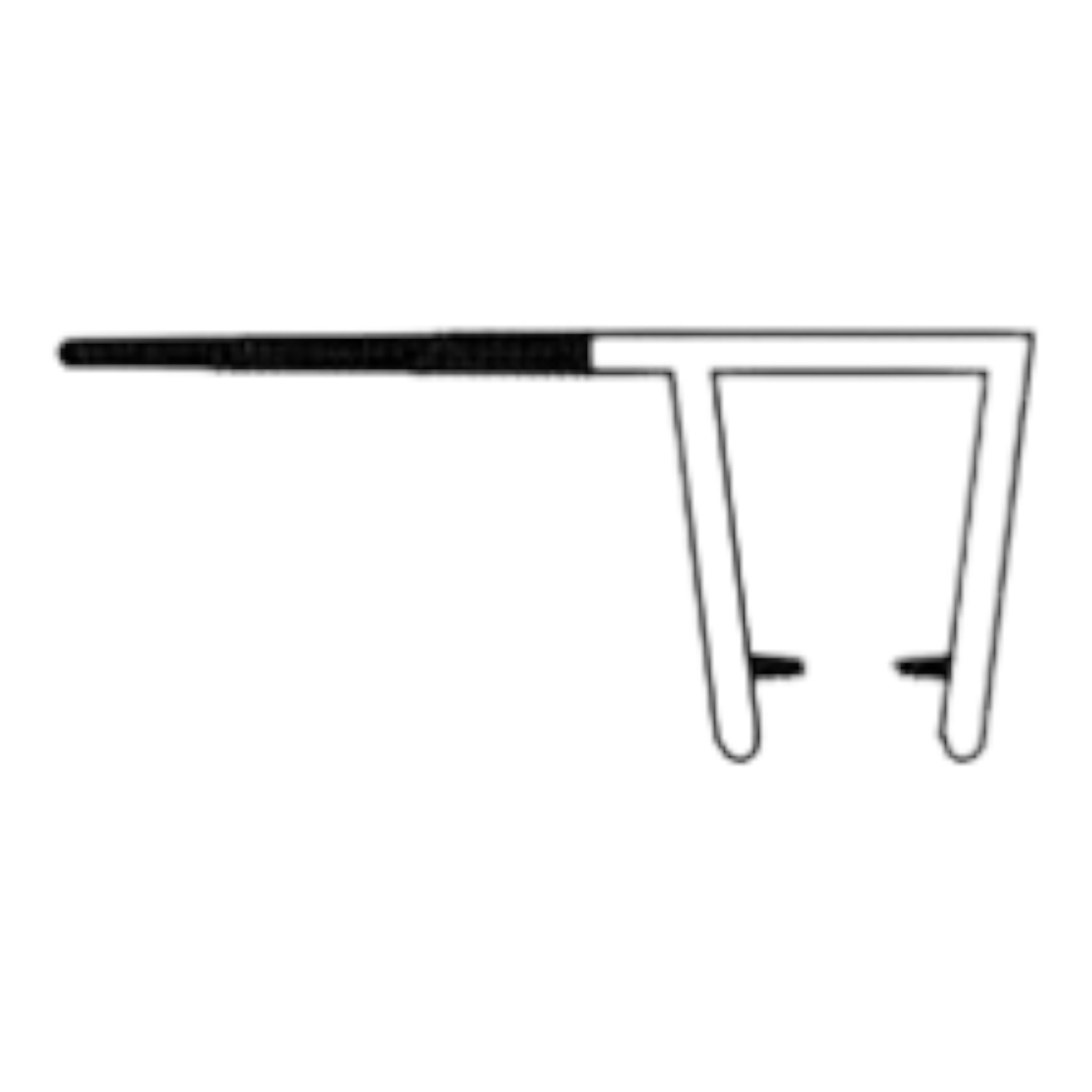 Sealing strips for glass door 2 pcs