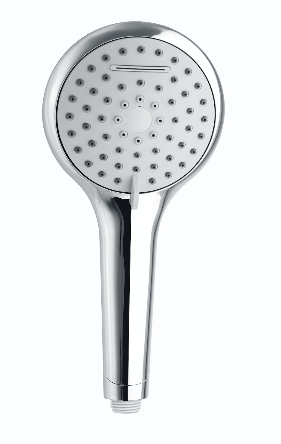 Ducha de mano en cromo de 12 cm con 4 funciones 