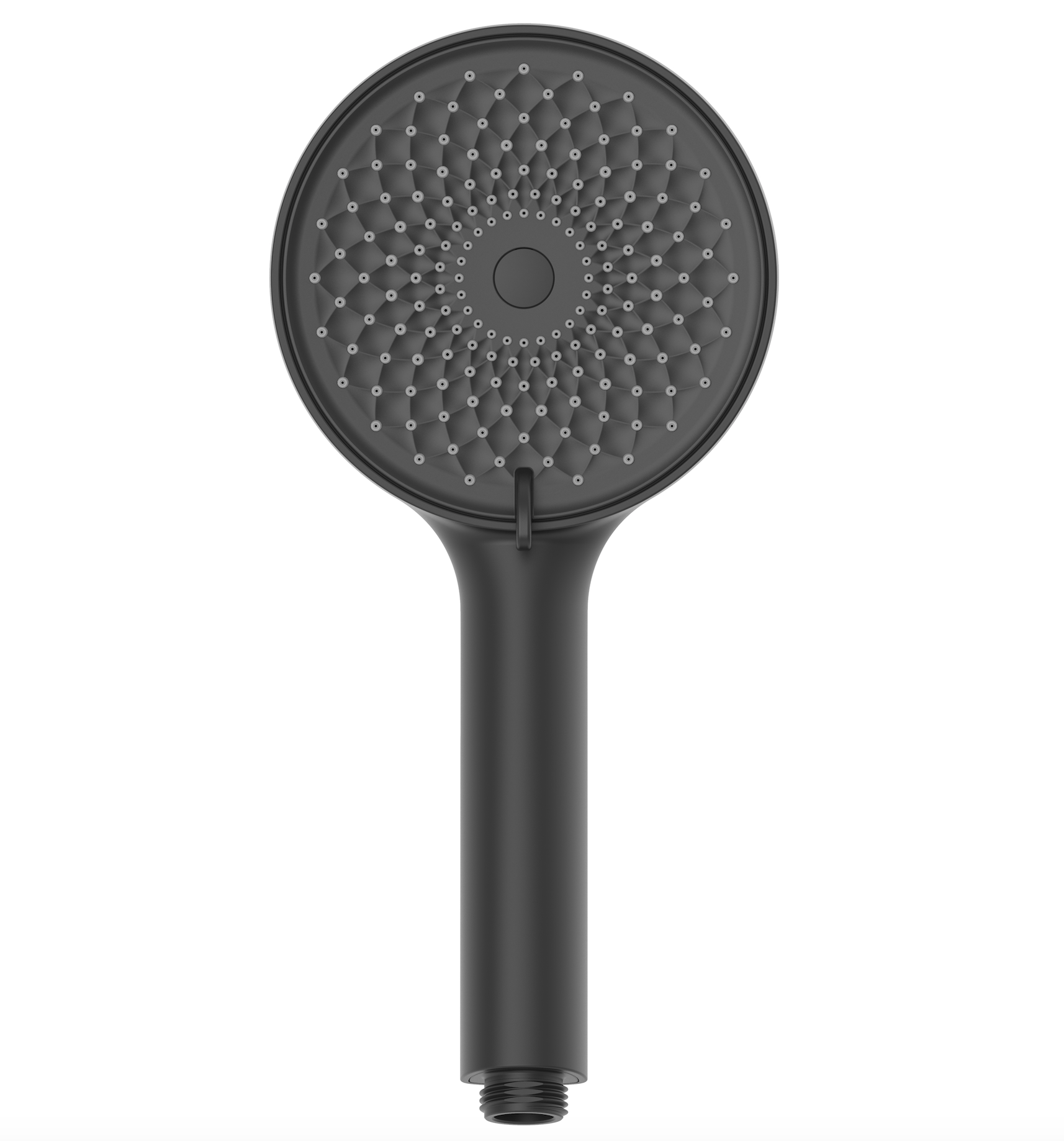 Hand shower in black with 3 functions 