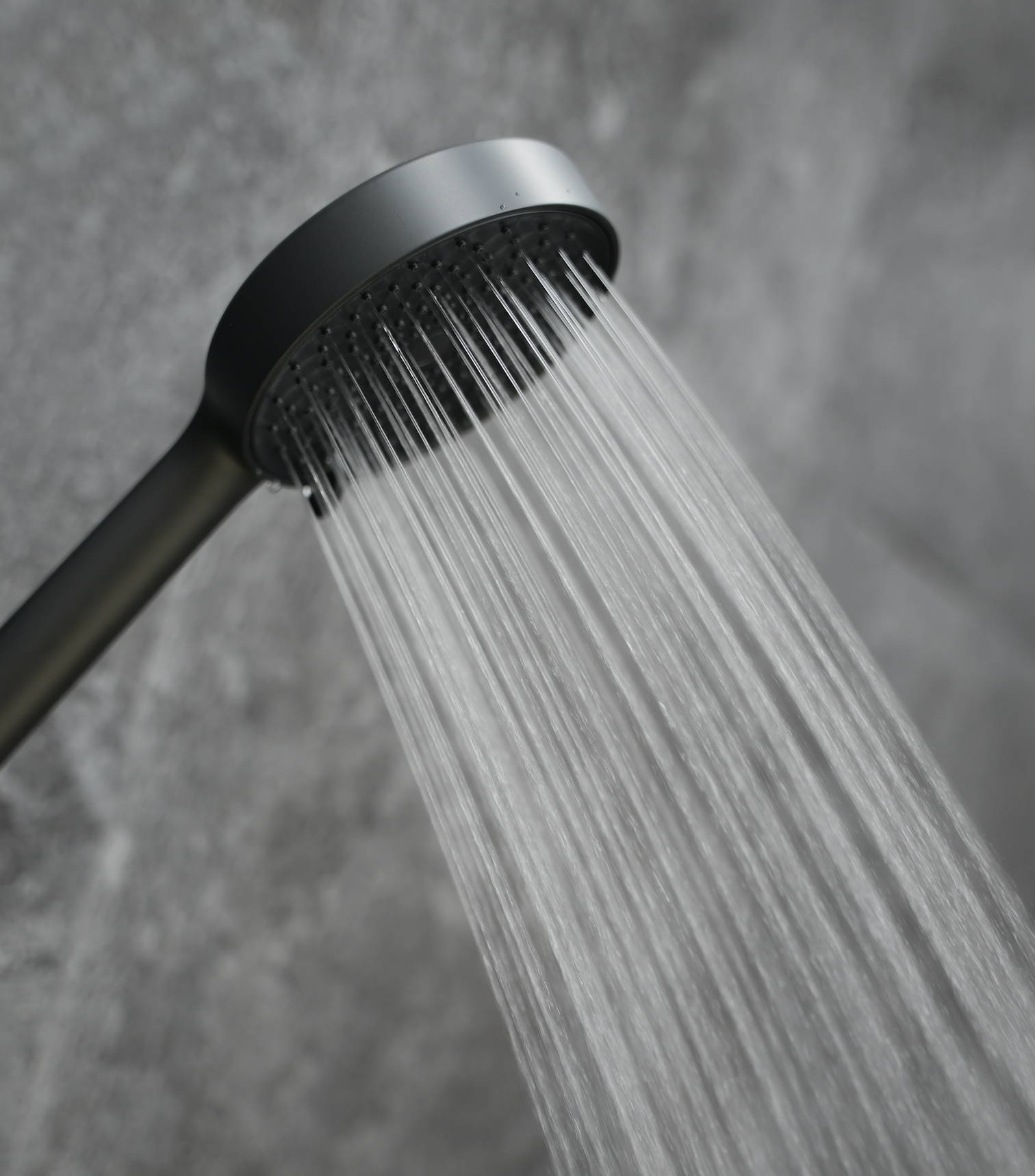 Hand shower in black with 3 functions 