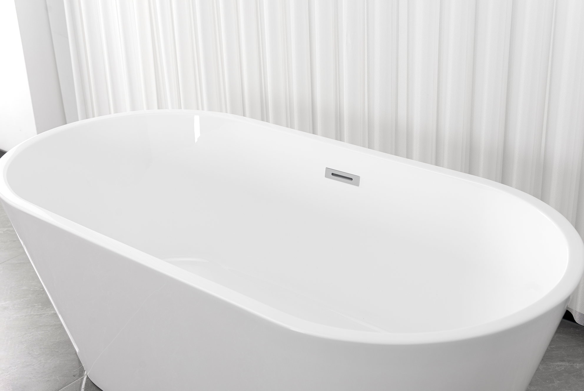 Freestanding bathtub YORK 170 x 75 x 58 cm