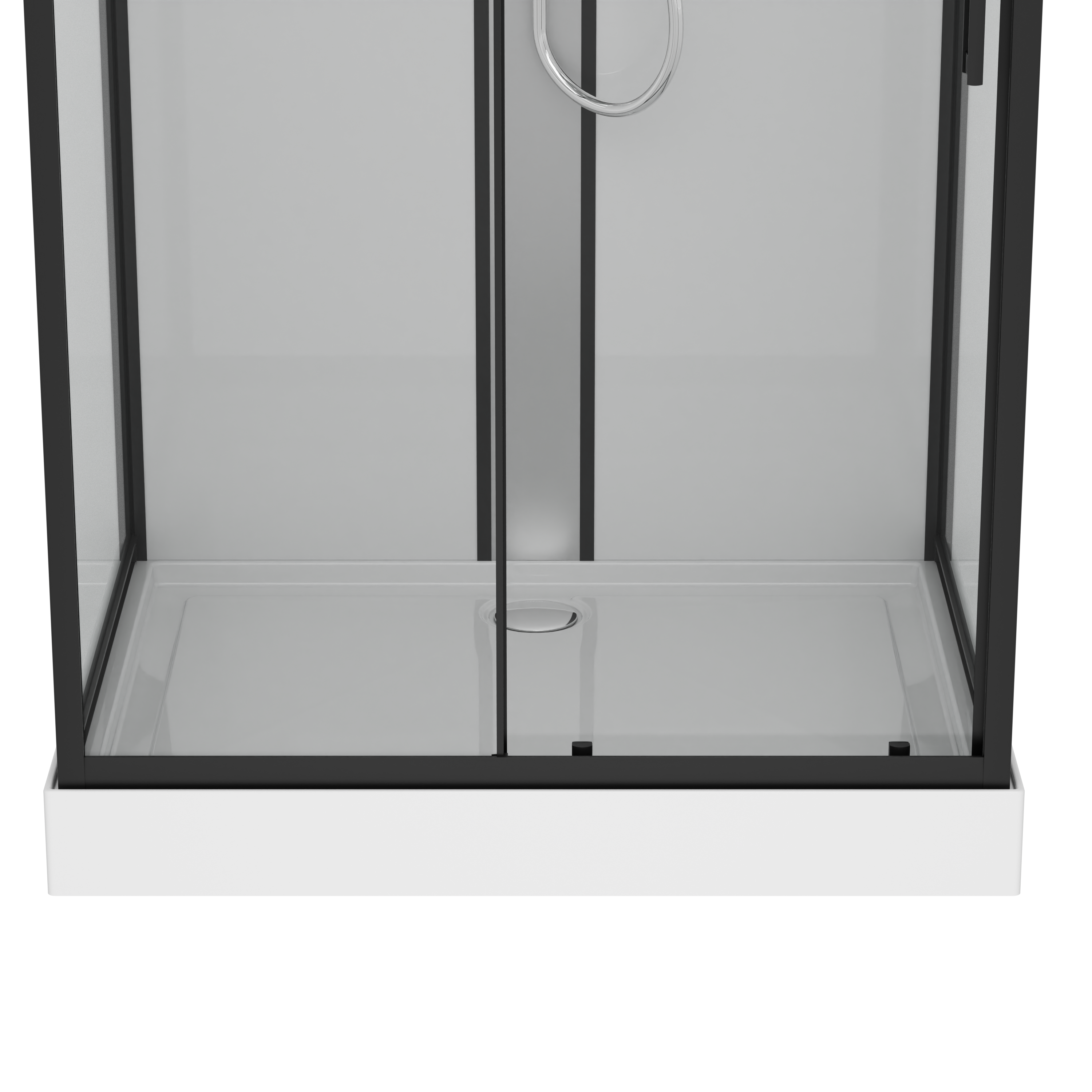 Complete shower enclosure BOSTON BLACK - with quick assembly 90 x 120 x 215 cm