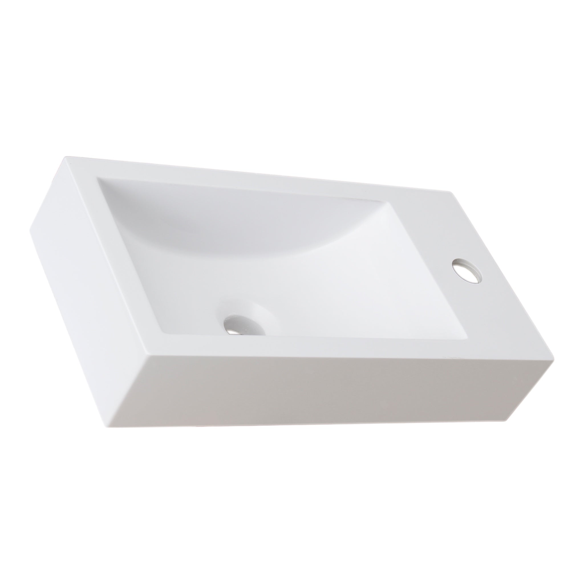 Lavabo PORTO fabricado en SMC 40x22x9 cm