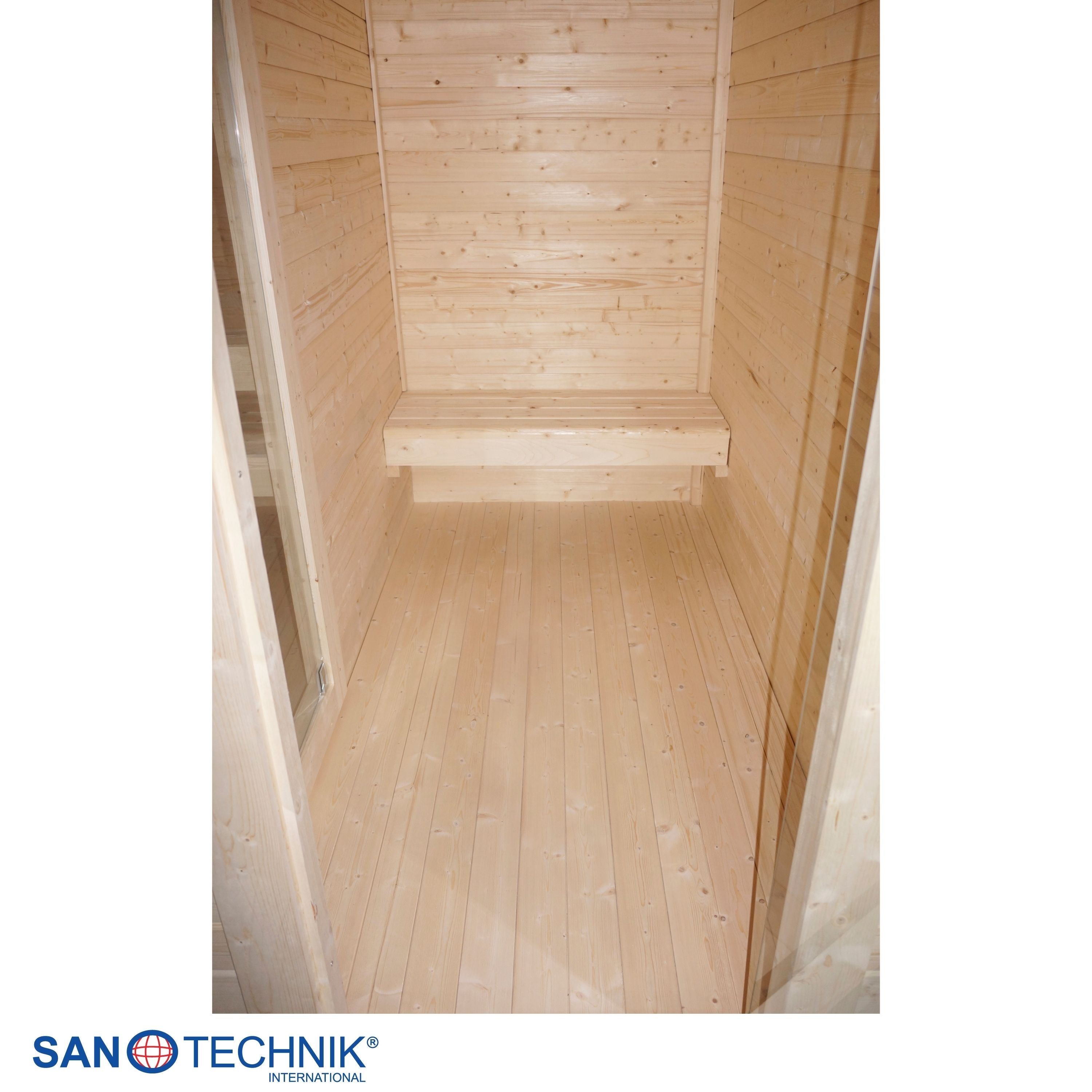 Outdoor sauna VAASA for 4 - 5 people with changing room