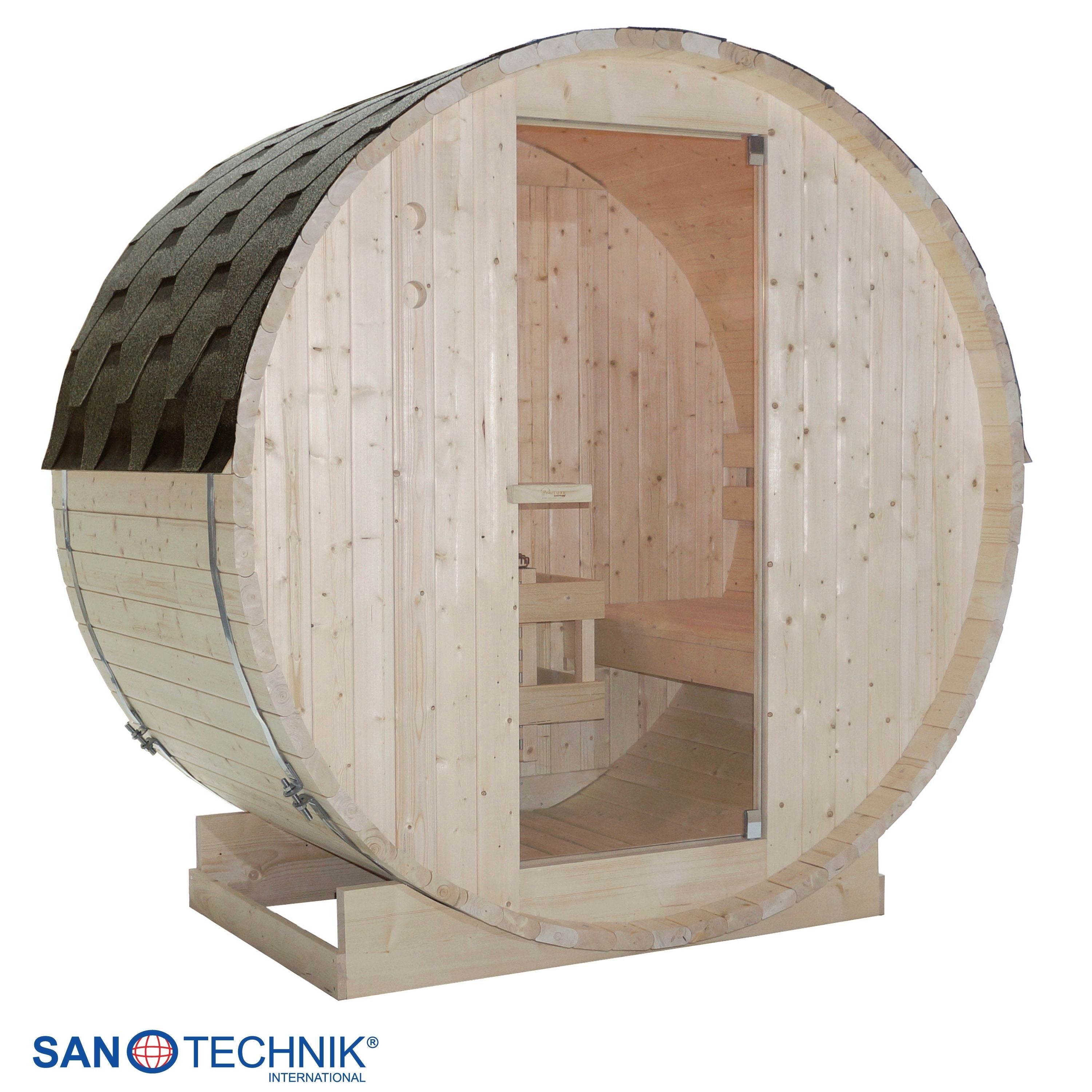 Sauna de barril al aire libre TROMSÖ M para 2 personas