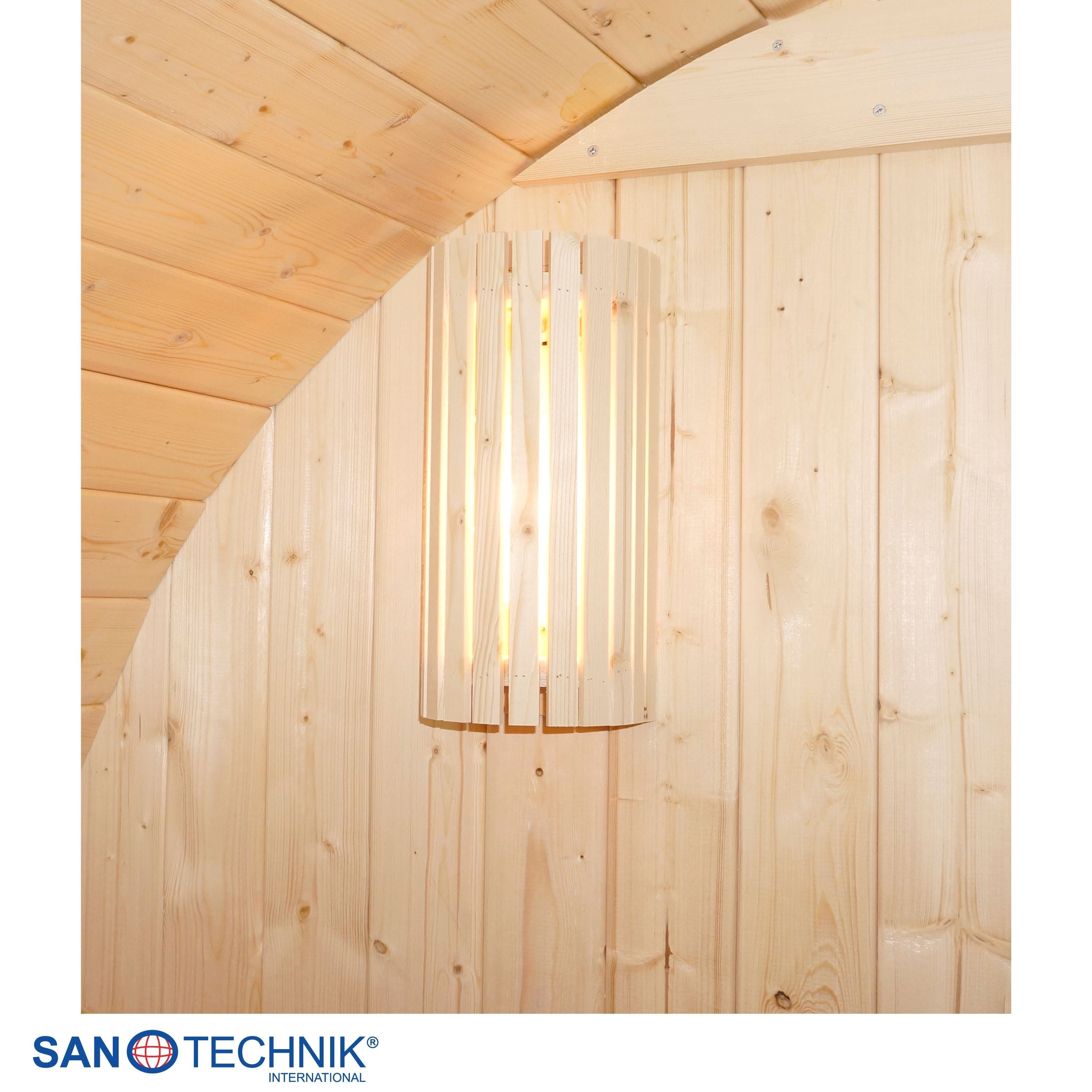 Sauna de barril al aire libre TROMSÖ M para 2 personas