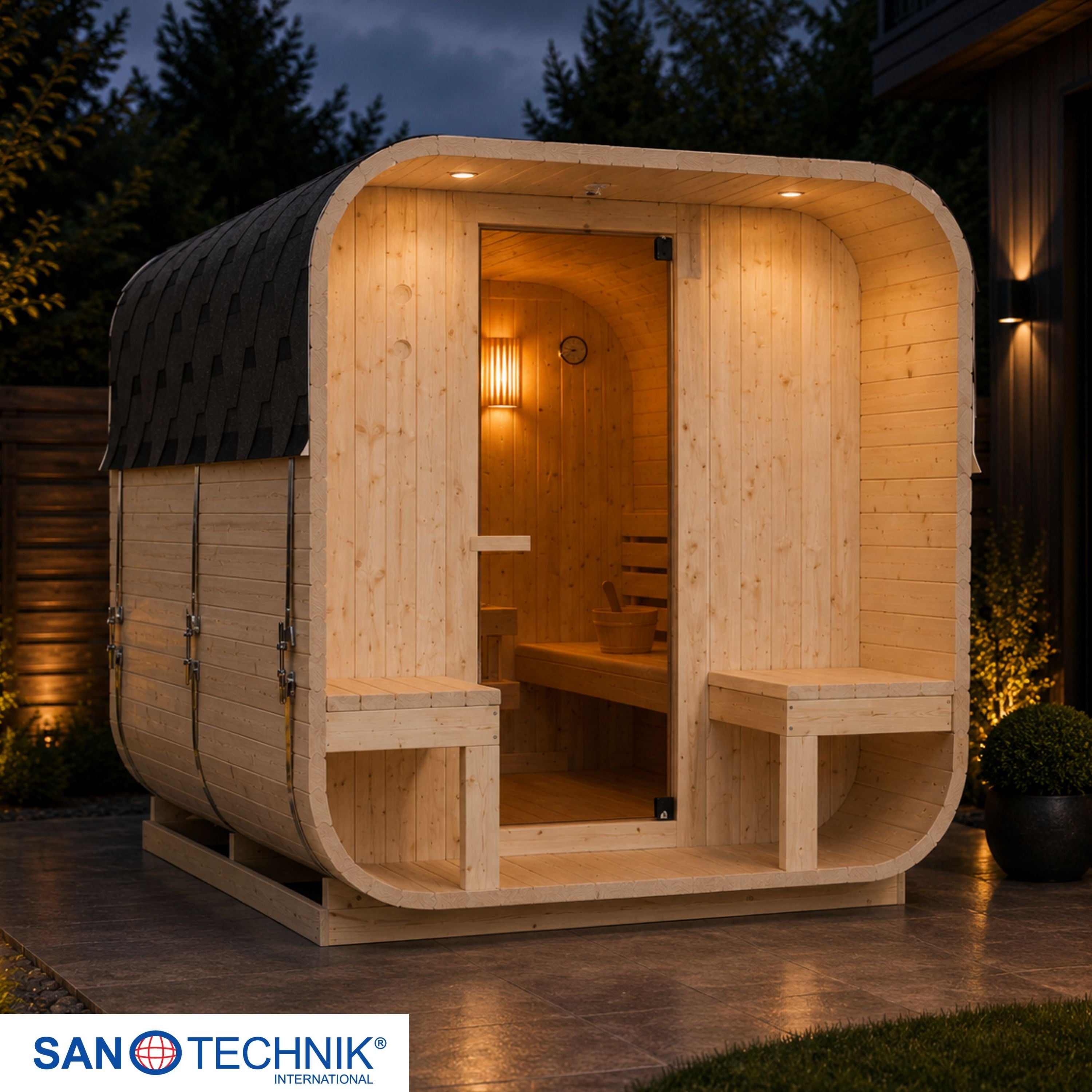 Outdoor sauna GÖTEBORG for 4 people