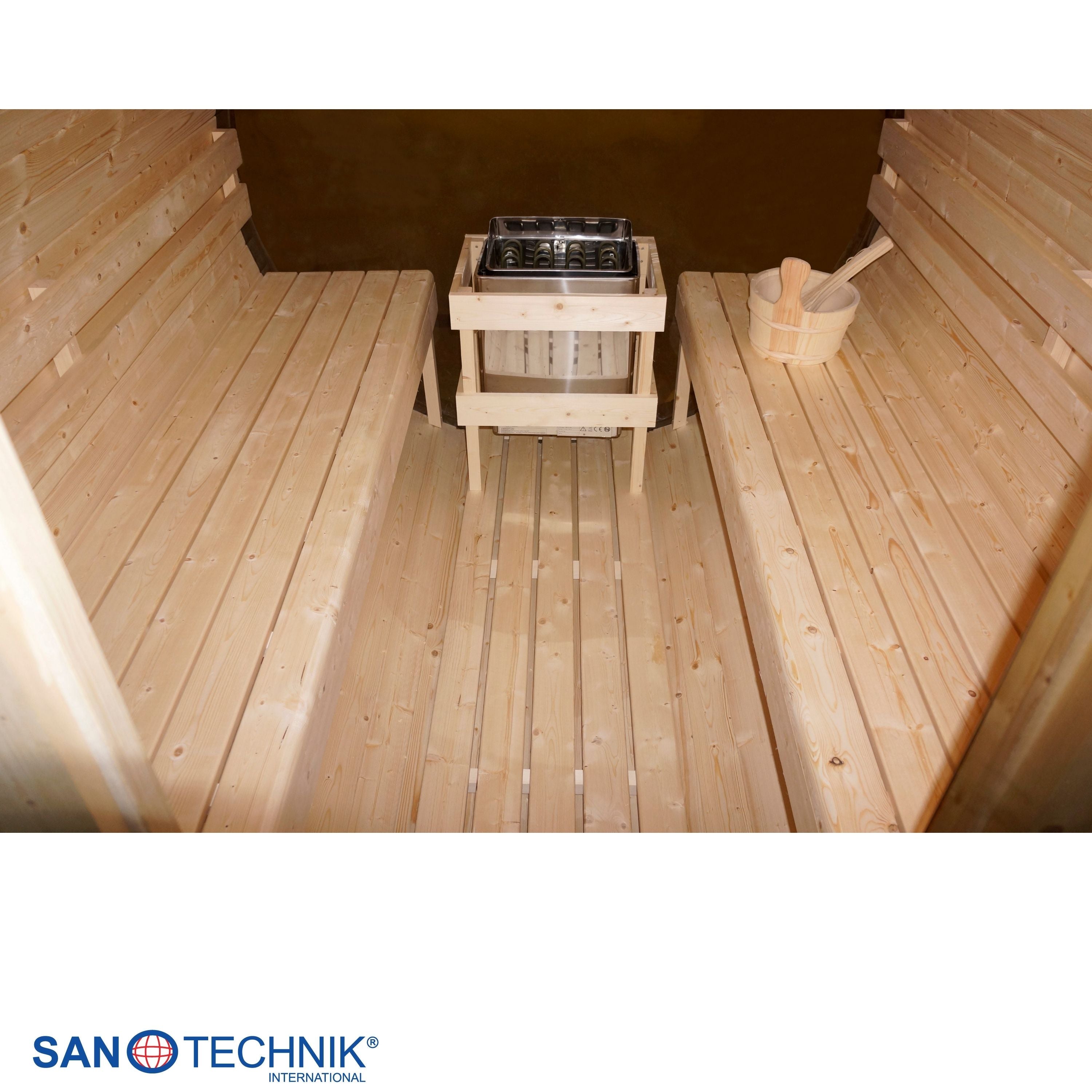 Outdoor Sauna NYBORG L for 6 people