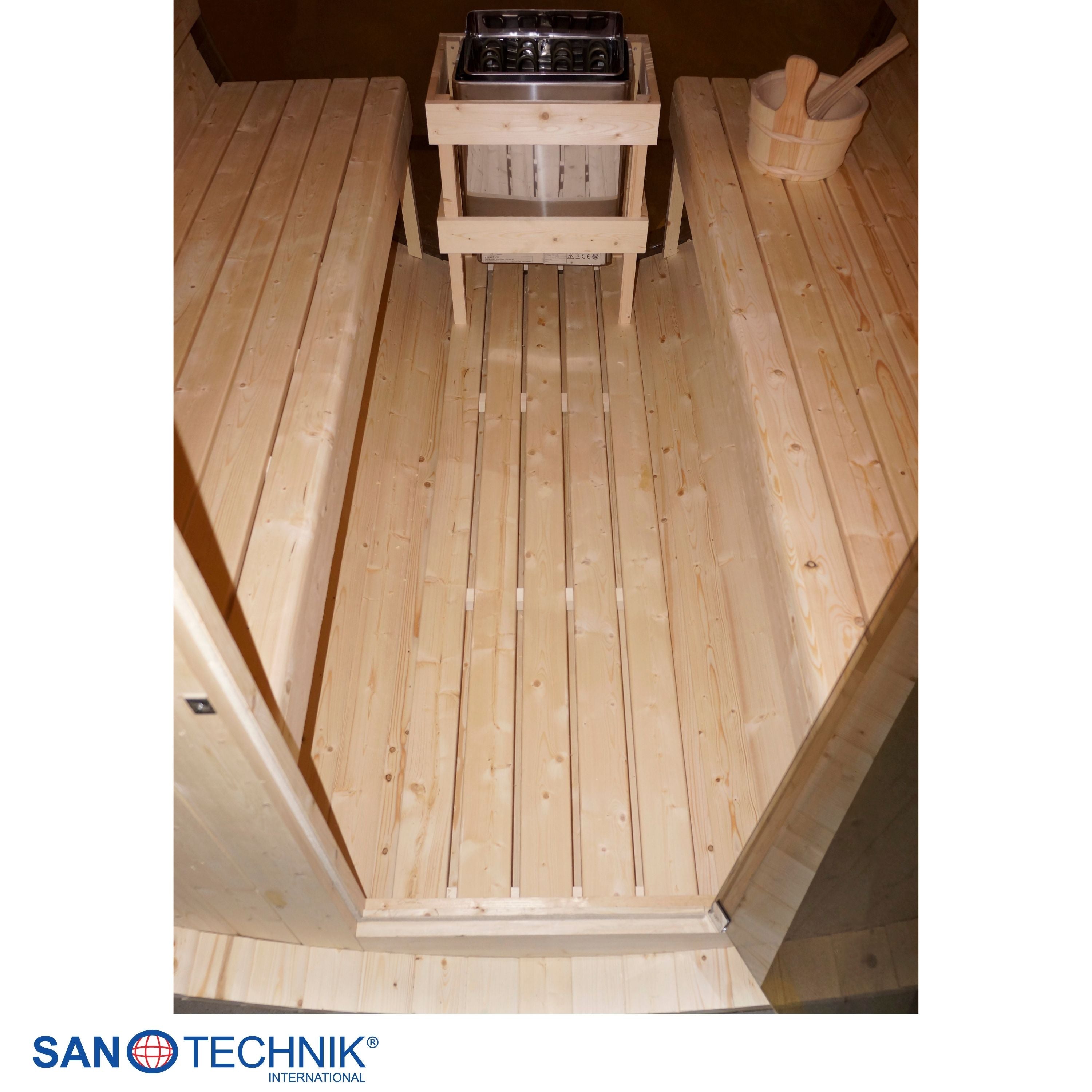 Outdoor Sauna NYBORG L for 6 people