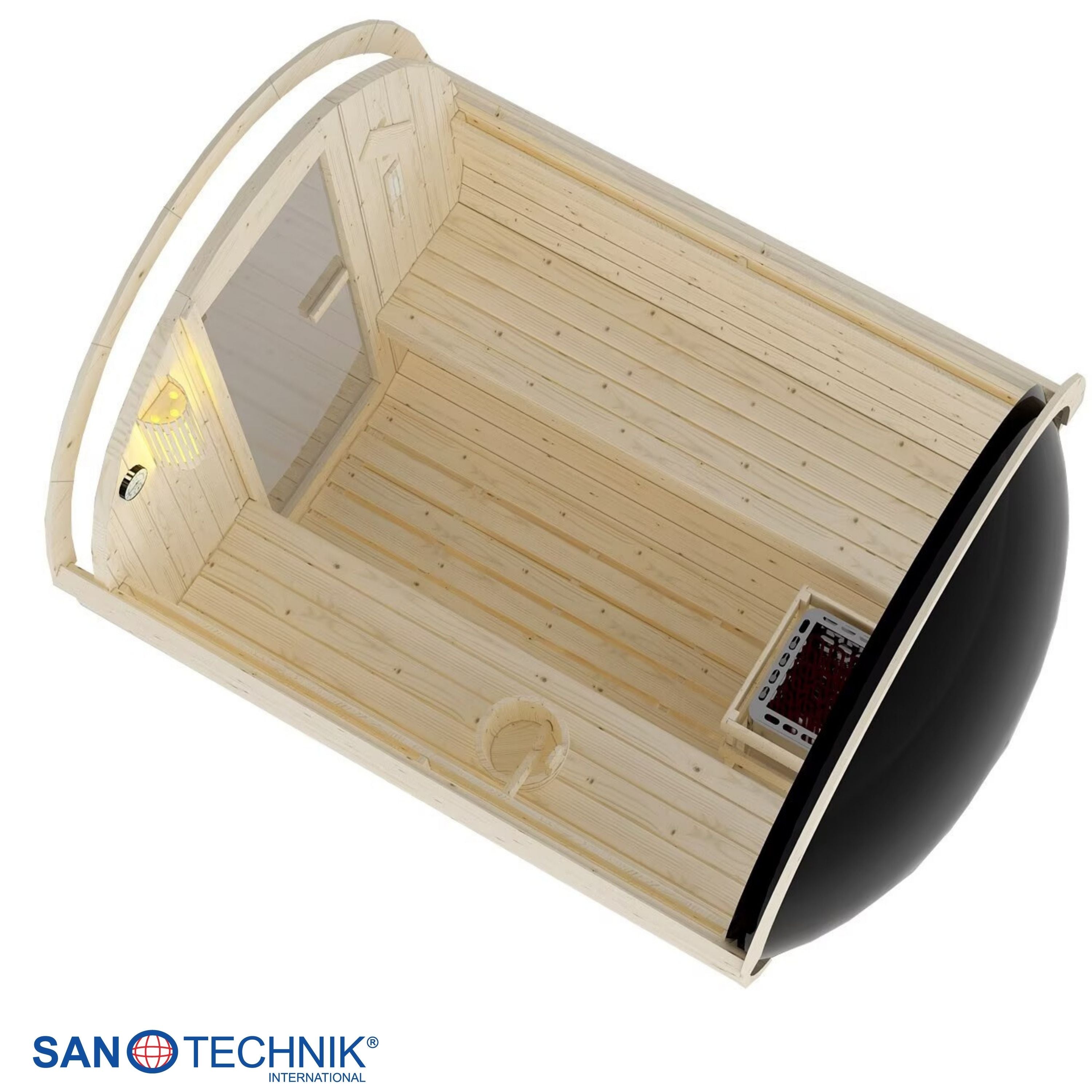 Outdoor Sauna NYBORG L for 6 people