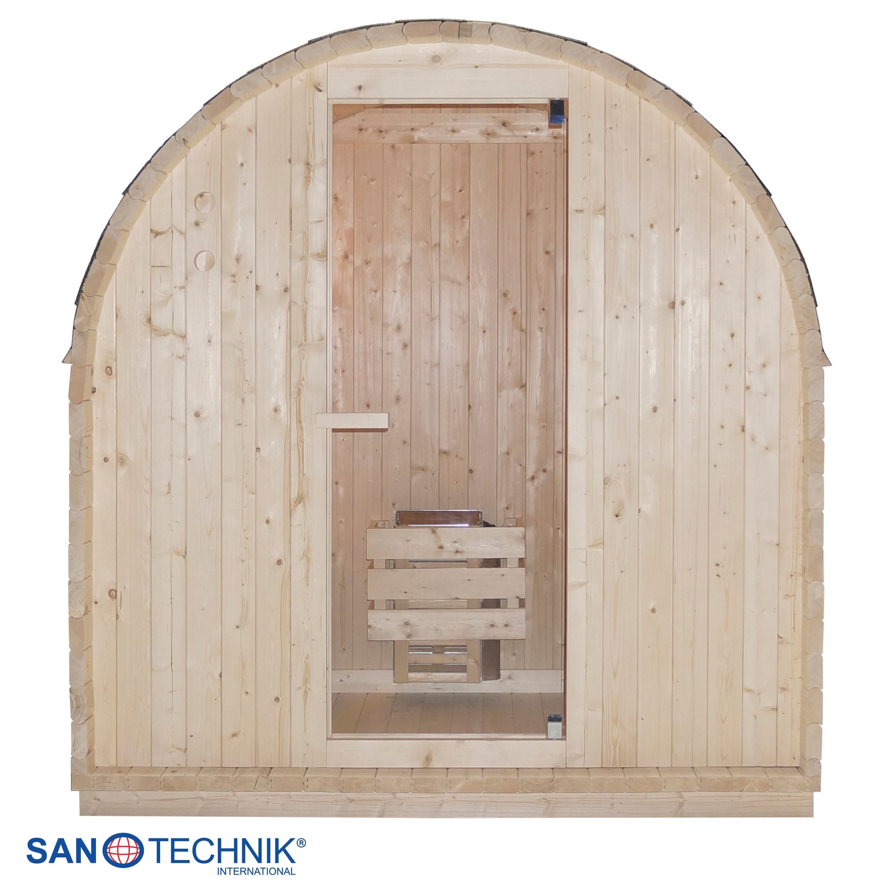 Outdoor sauna ISLAND L for 2 people
