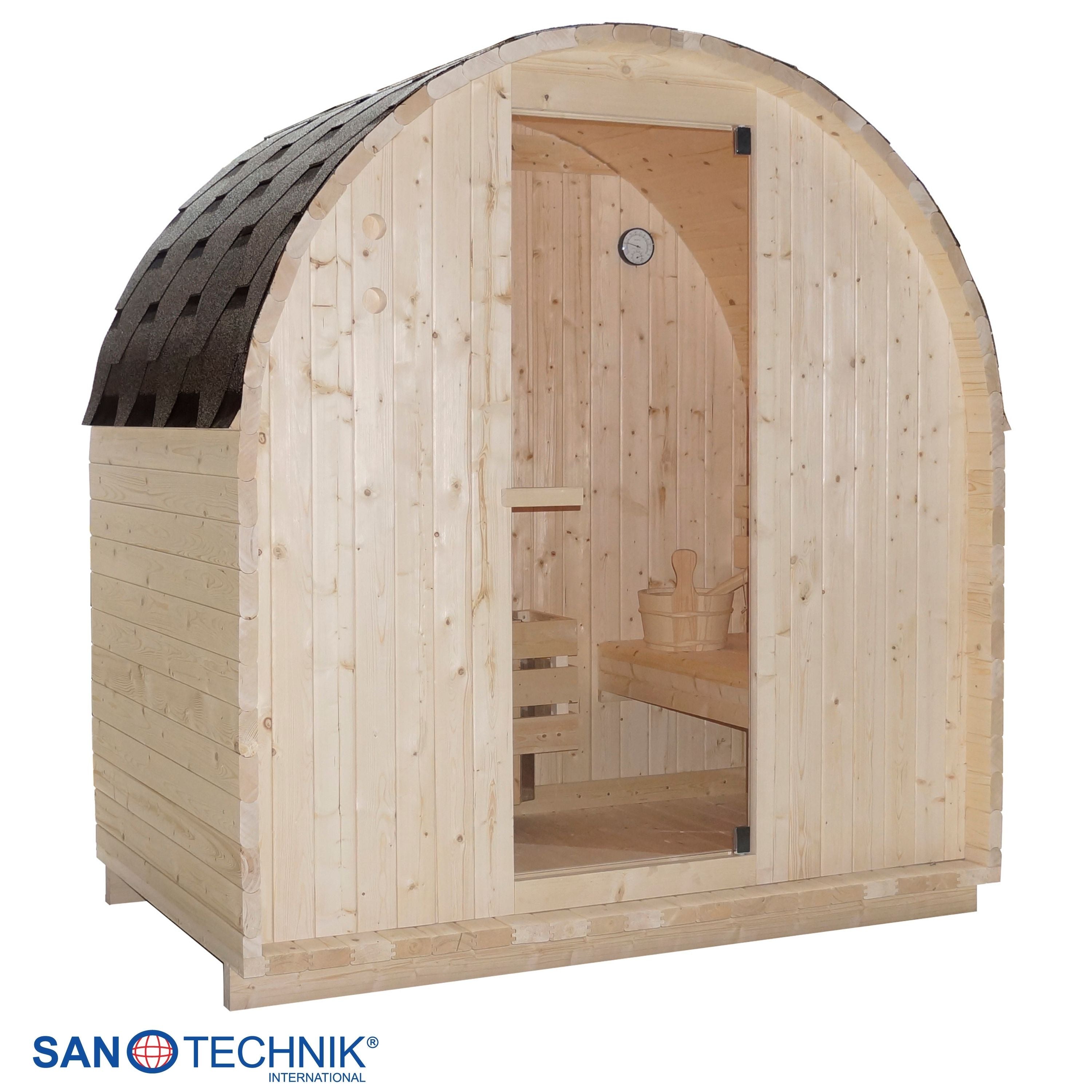 Outdoor sauna ISLAND L for 2 people