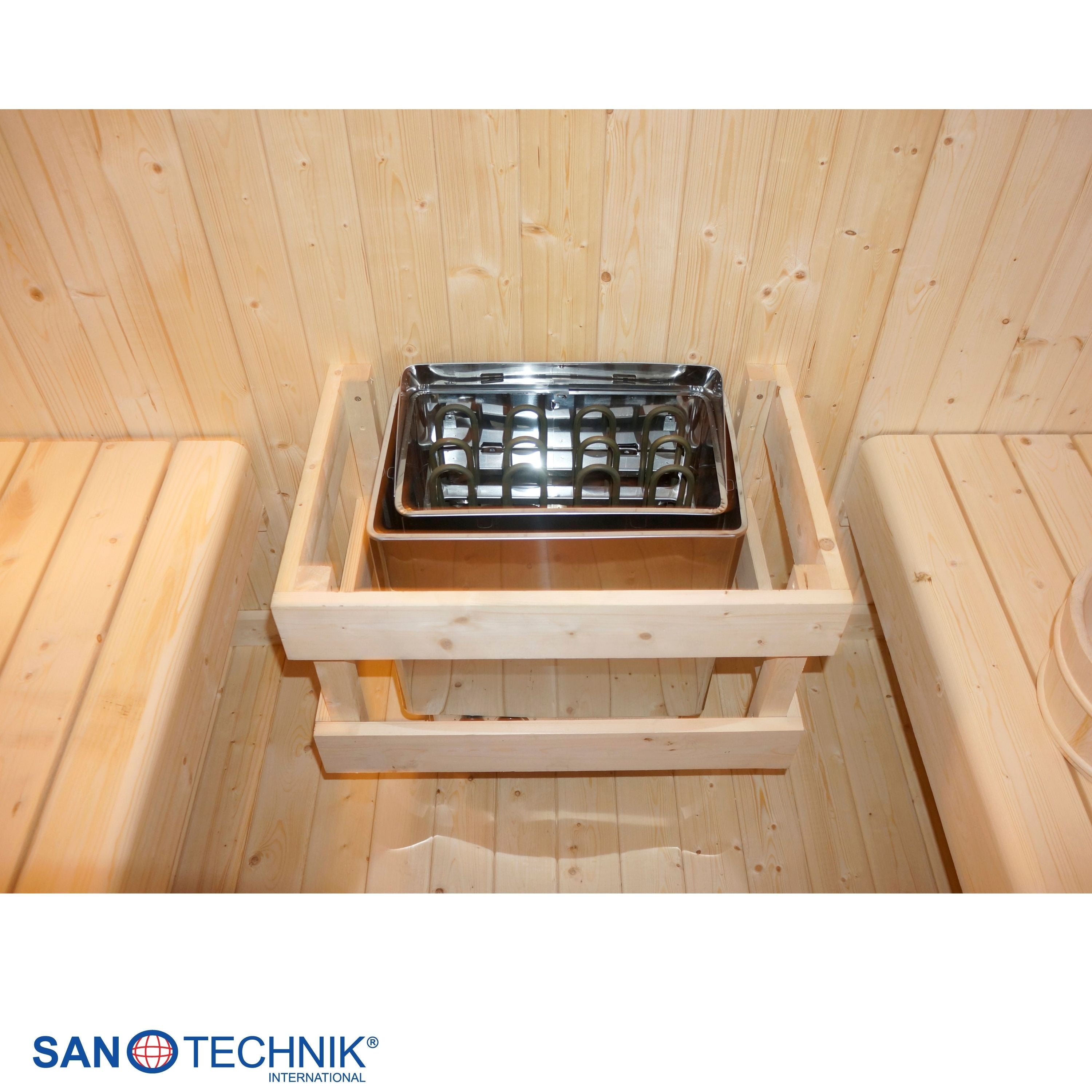 Outdoor sauna ISLAND XL for 4 people