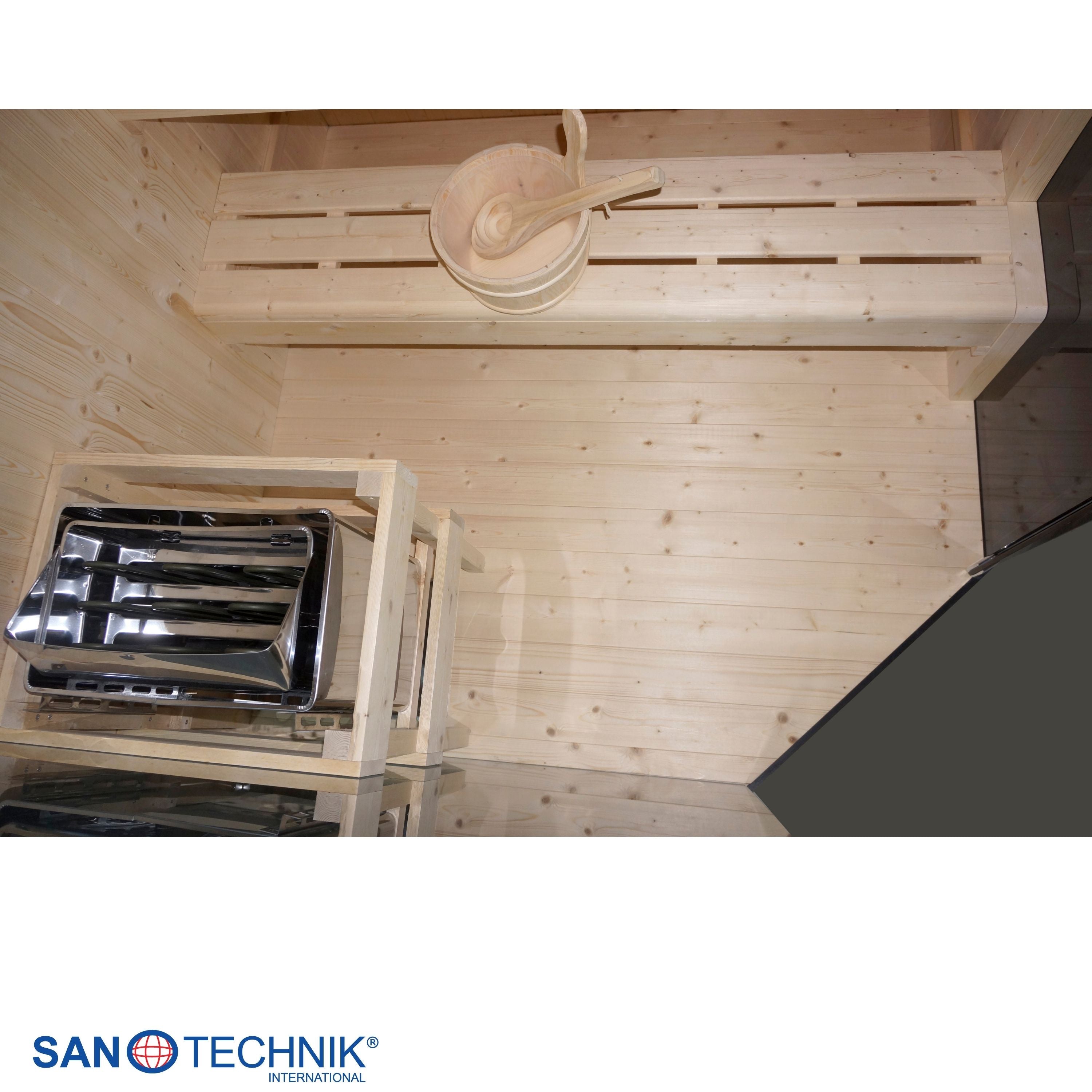 Sauna & Infrarotkabine GLACIER XL für 2-3 Personen