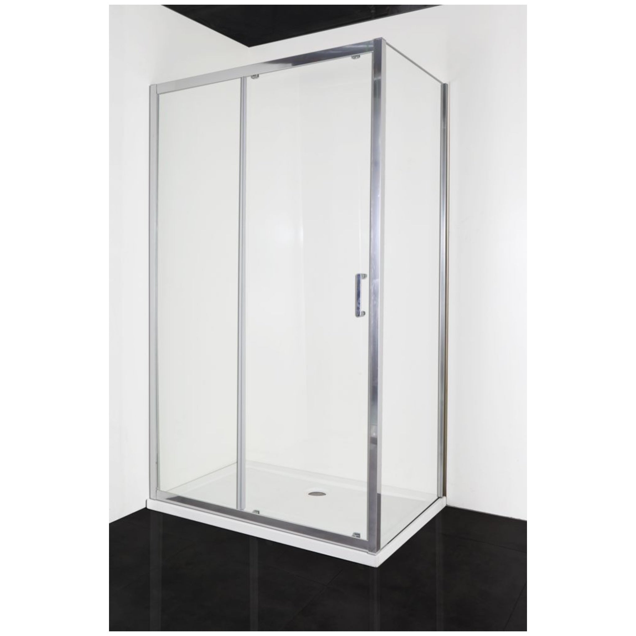 Elite chrome sliding door 6mm soft close in 2 different sizes