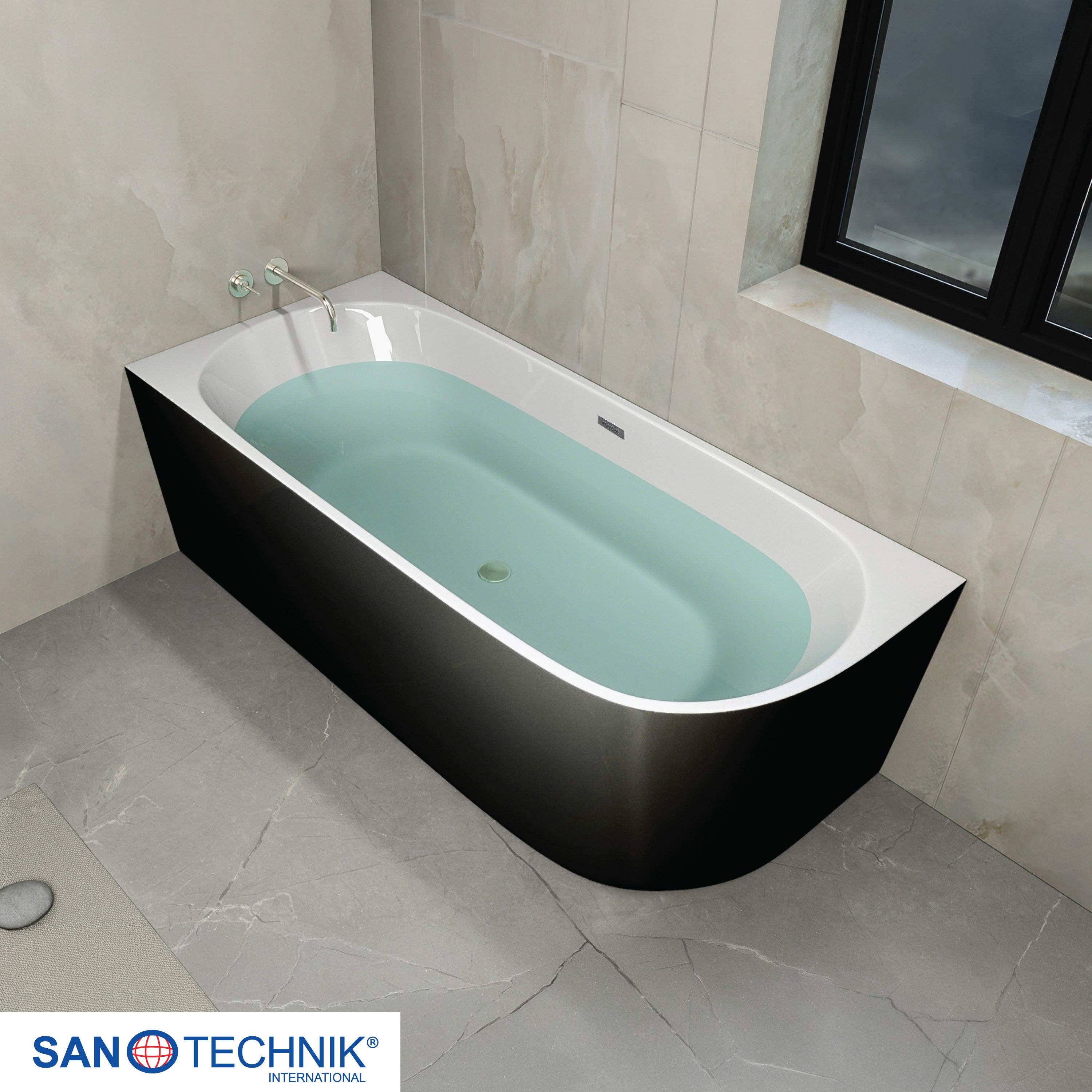 Corner Bathtub Jamaica left 170x75x58cm