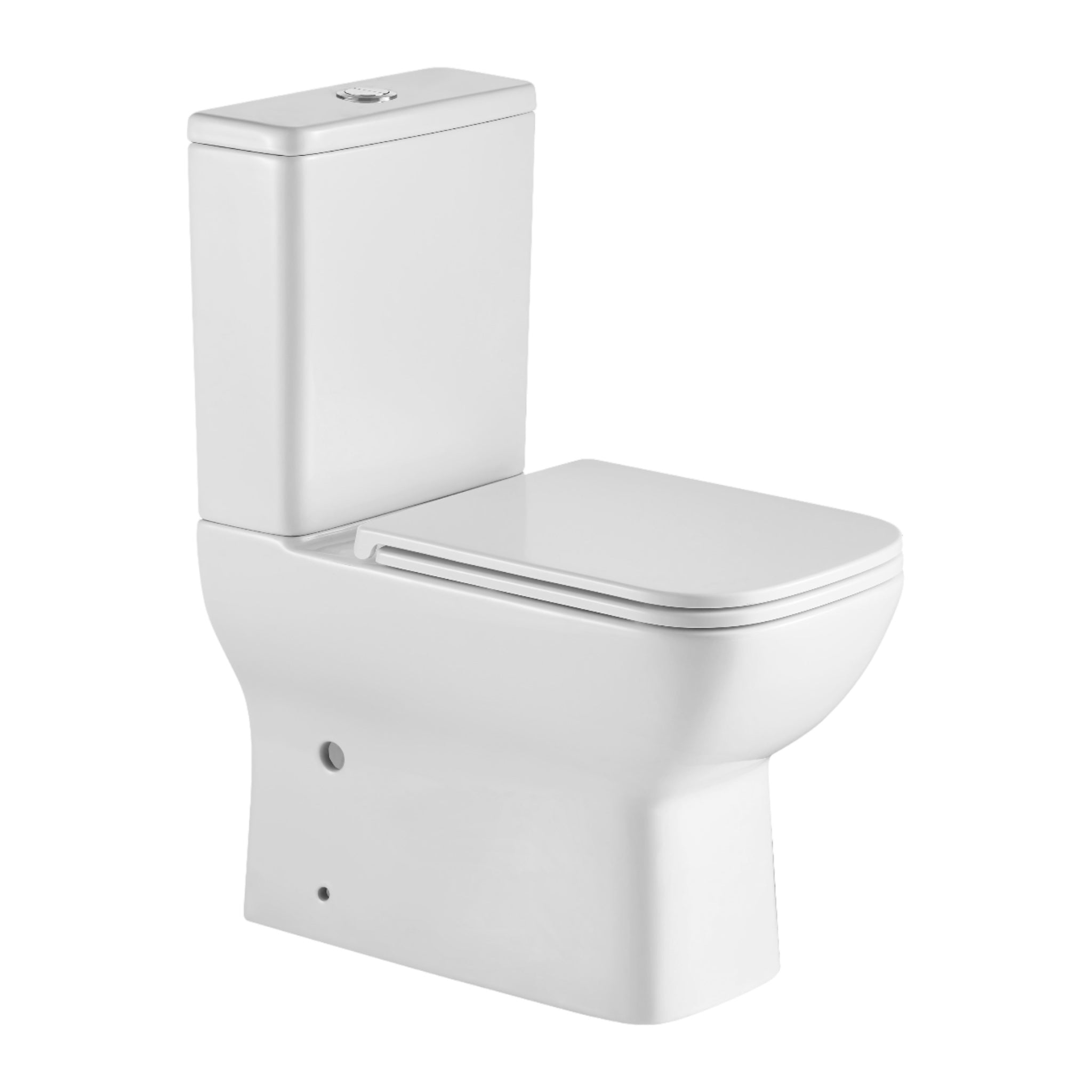 NERO monoblock toilet with toilet seat