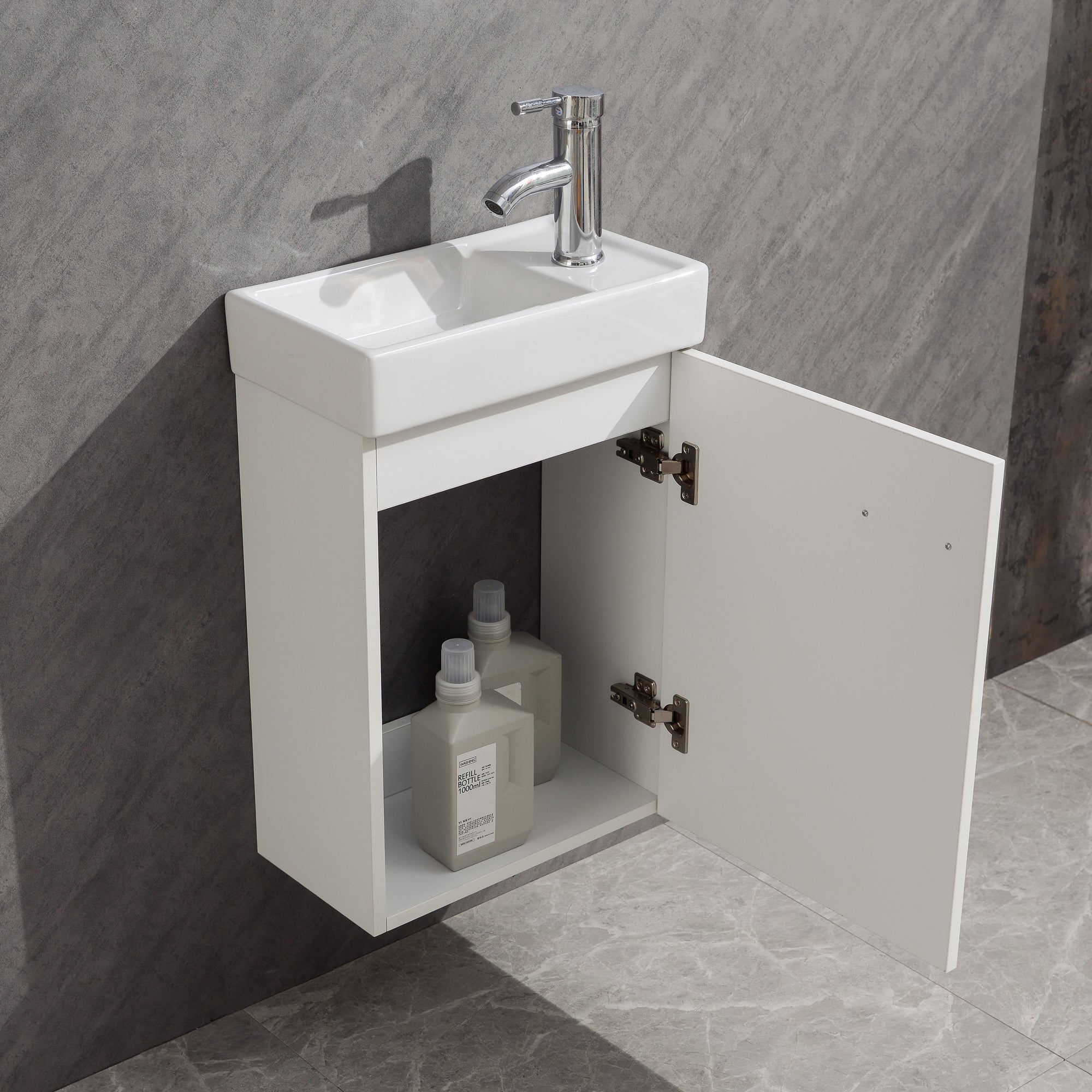 Bathroom furniture set NOVA WHITE