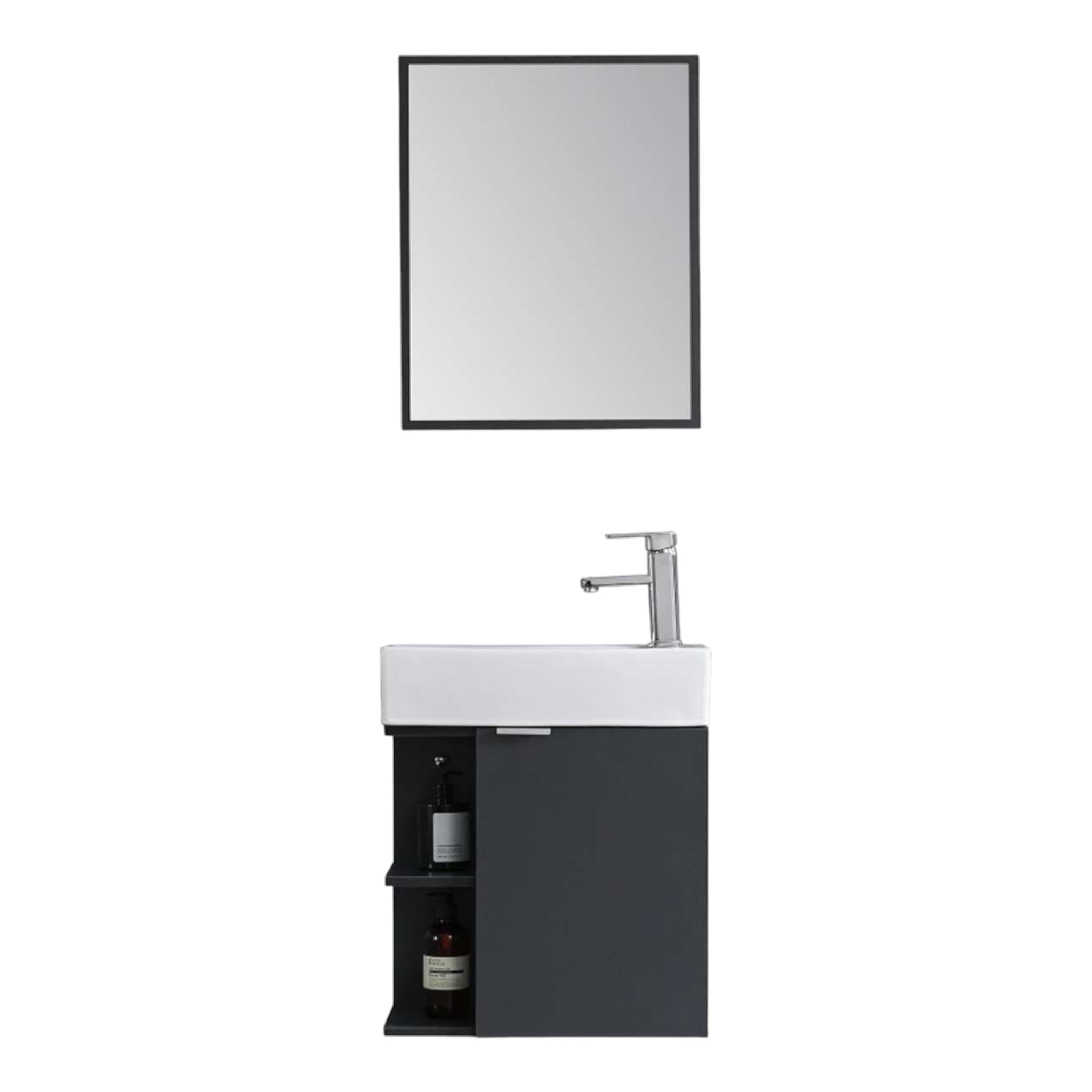 Bathroom furniture set SPRING 50 GREY
