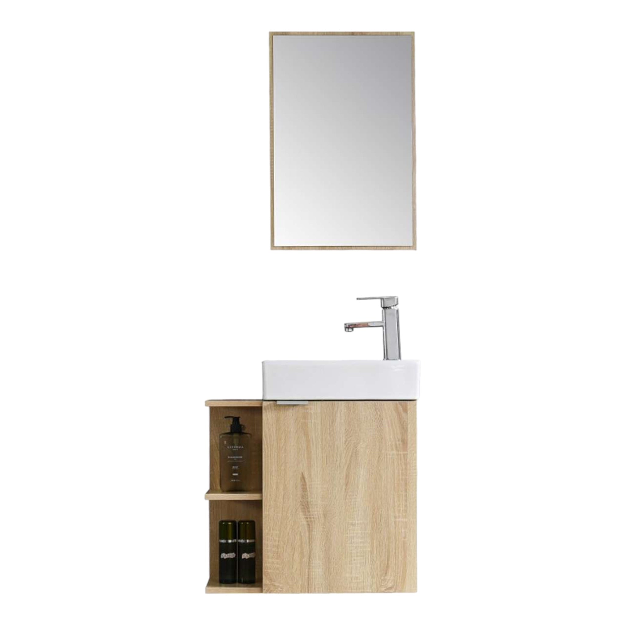Bathroom furniture set CLOUD BROWN