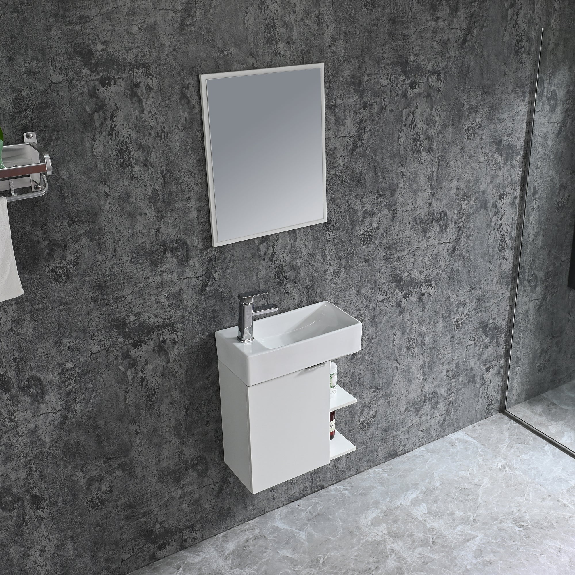 Bathroom furniture set SPRING 50 WHITE