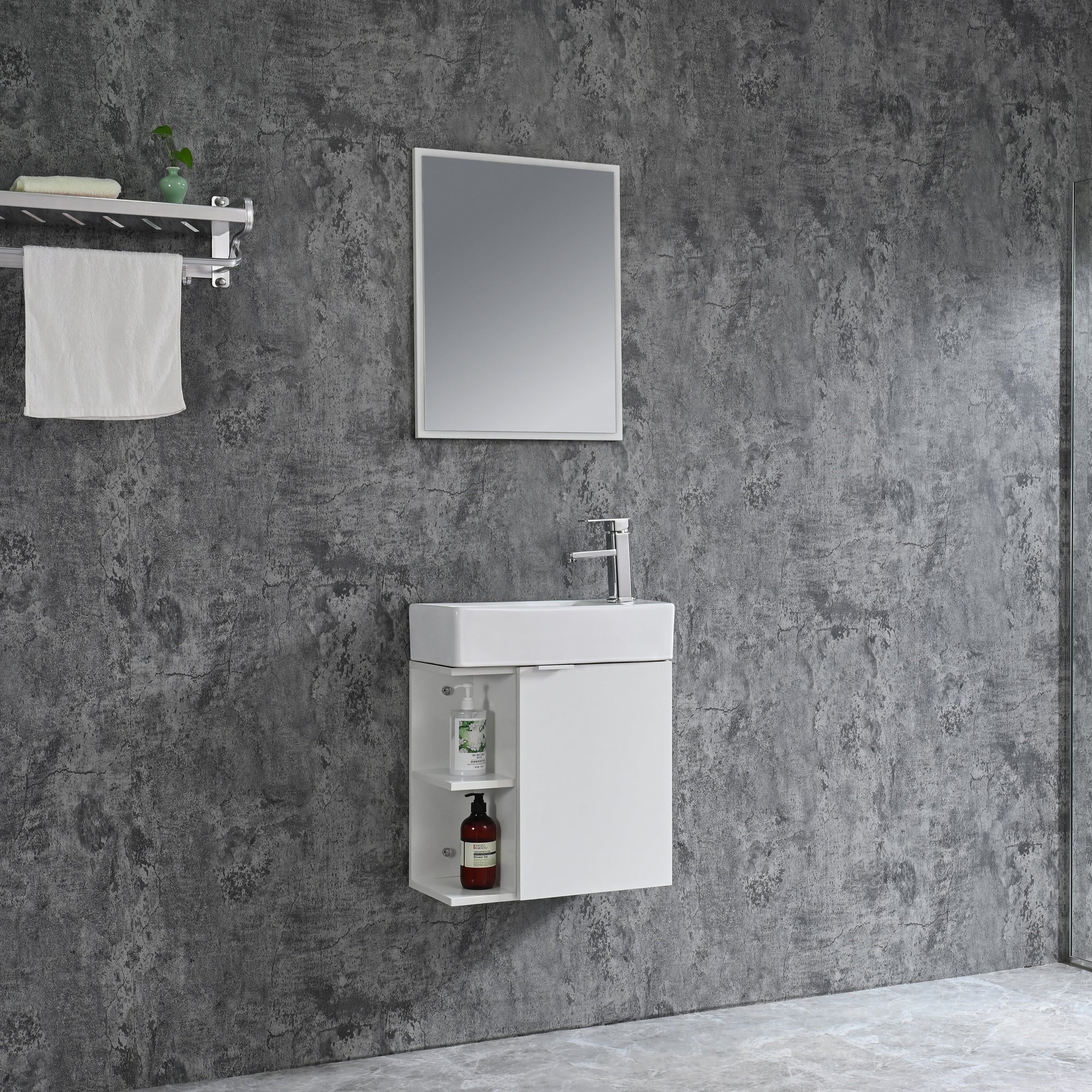 Bathroom furniture set SPRING 50 WHITE