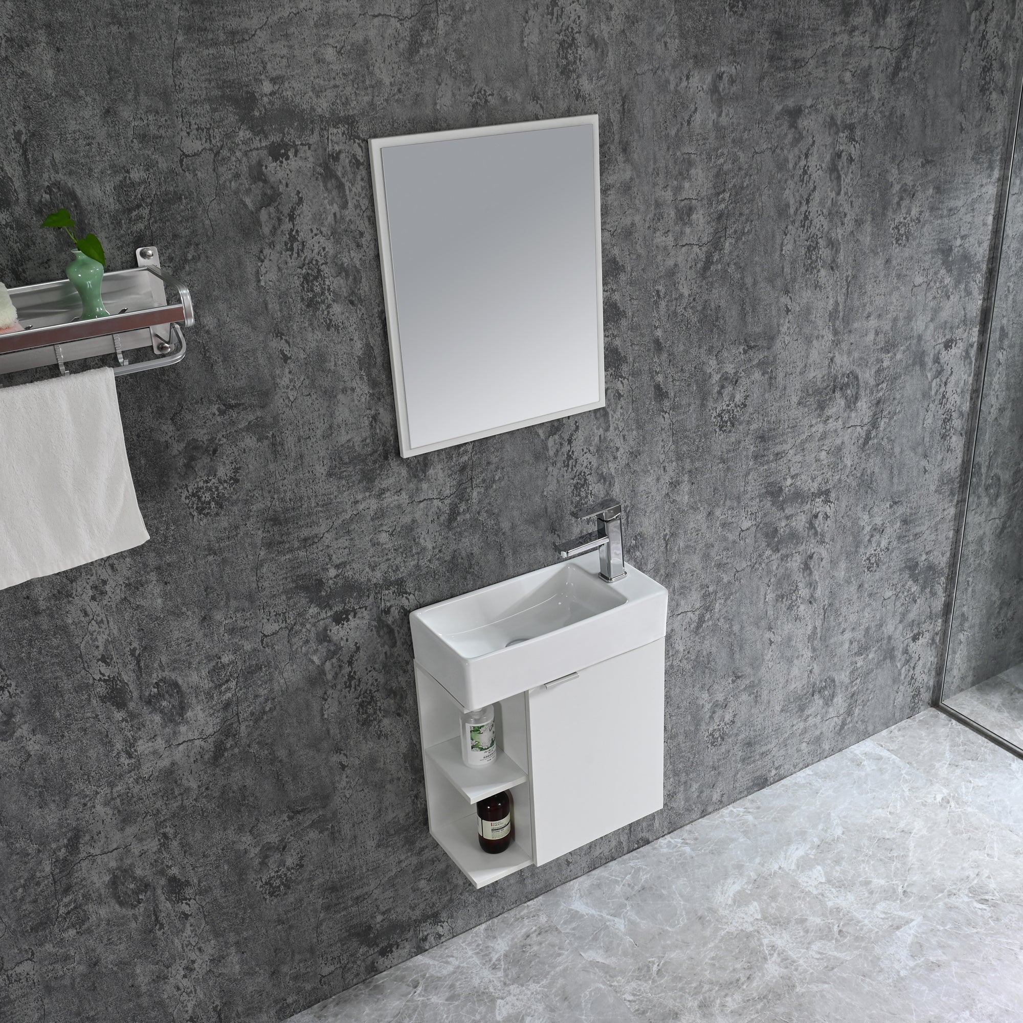 Bathroom furniture set SPRING 50 WHITE