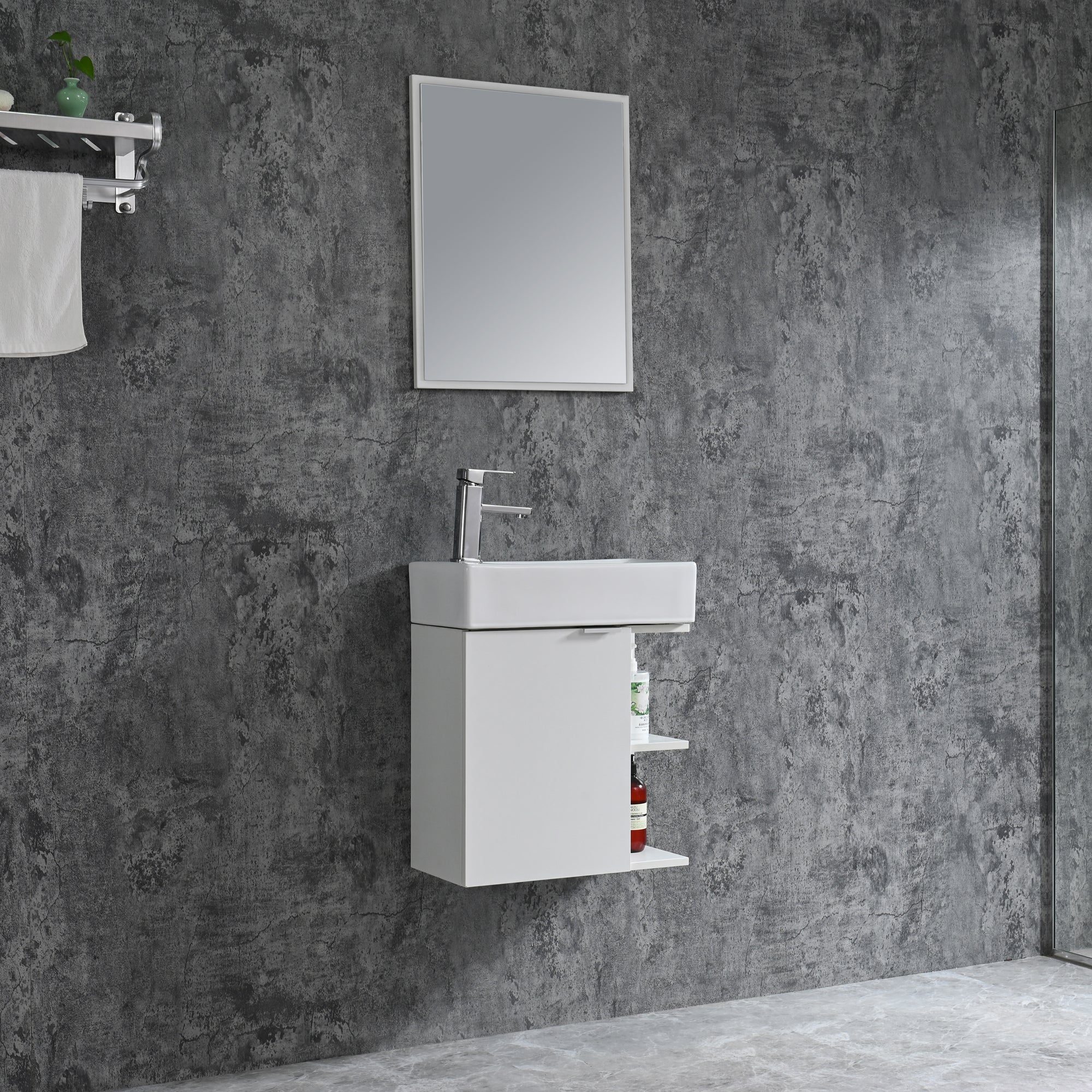 Bathroom furniture set SPRING 50 WHITE