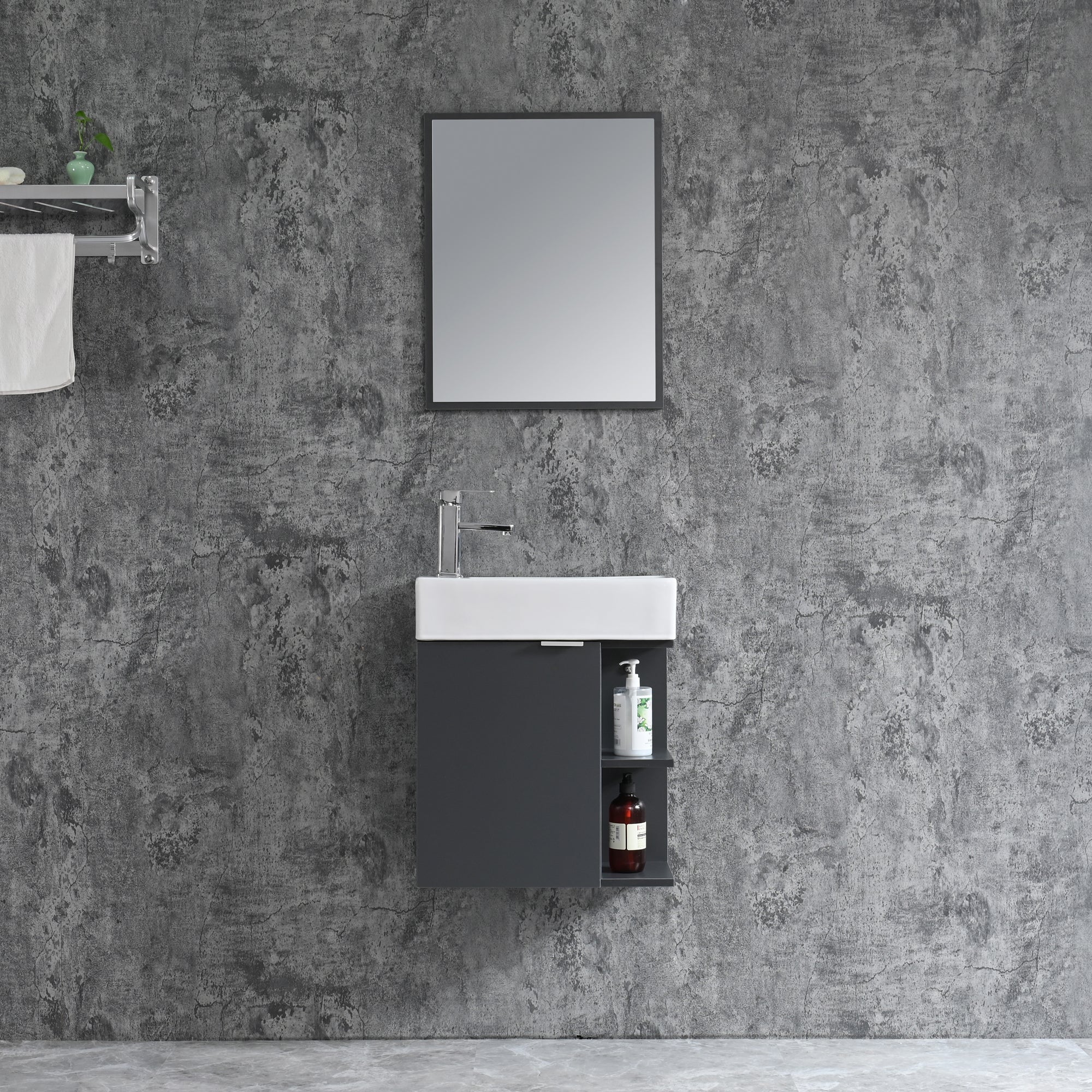 Bathroom furniture set SPRING 50 GREY