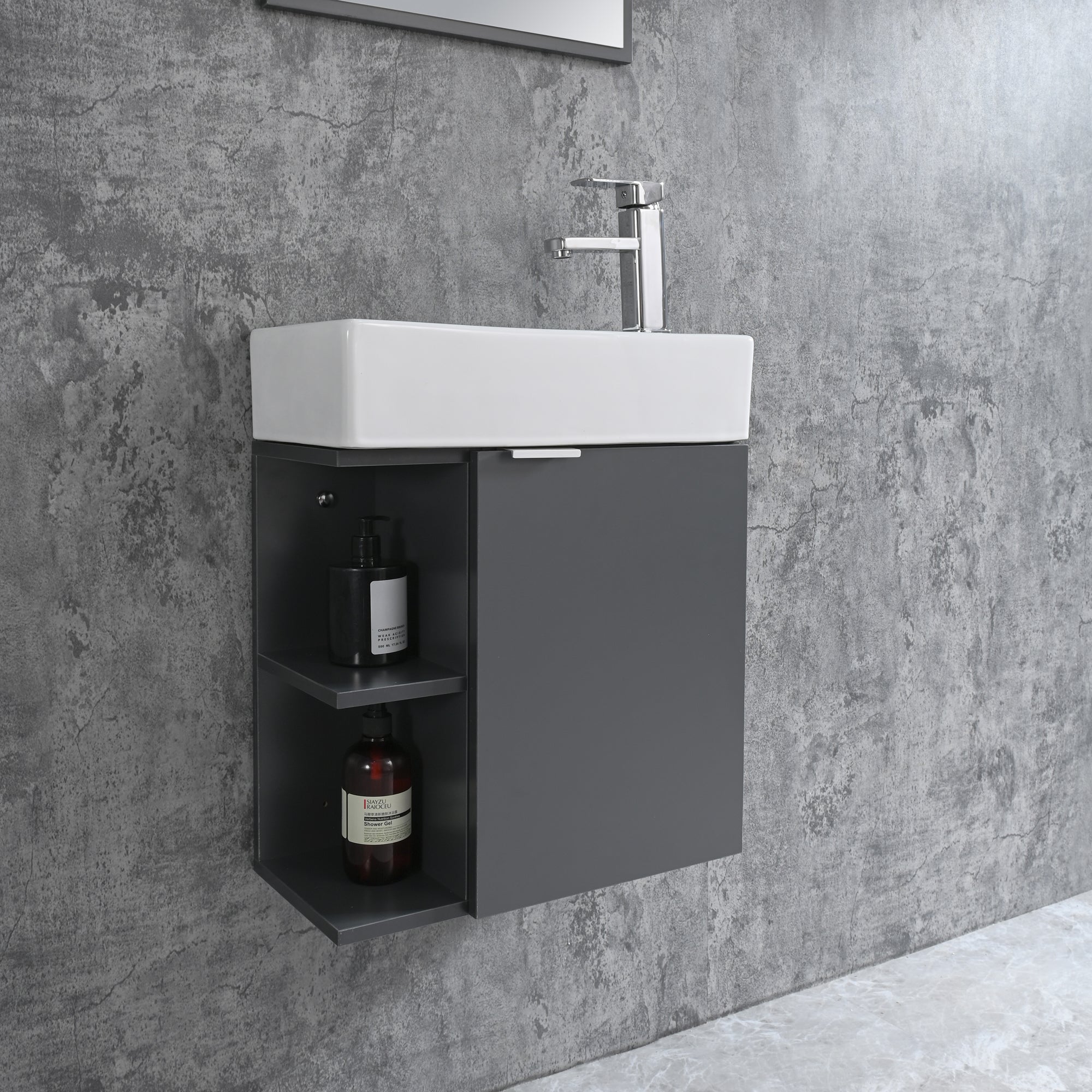 Bathroom furniture set SPRING 50 GREY