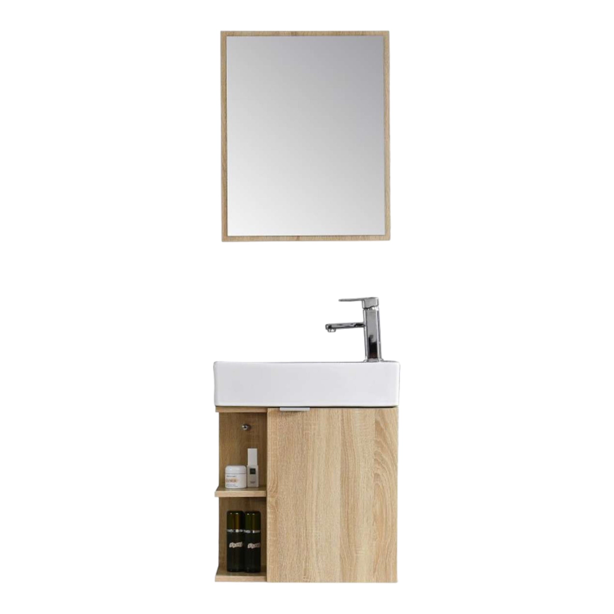 Bathroom furniture set SPRING 50 BROWN