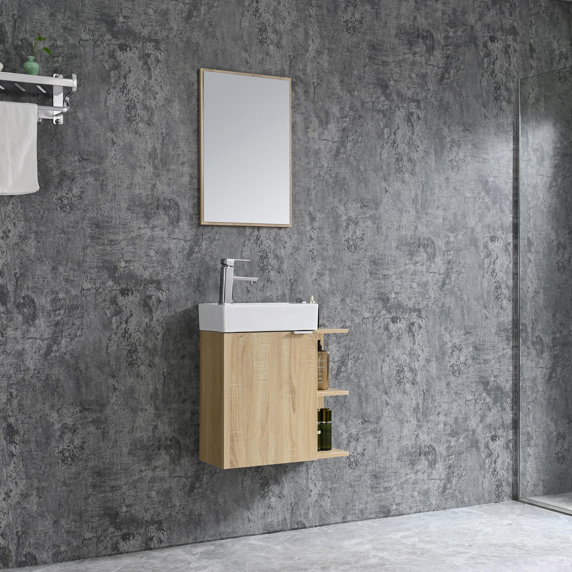 Bathroom furniture set CLOUD BROWN