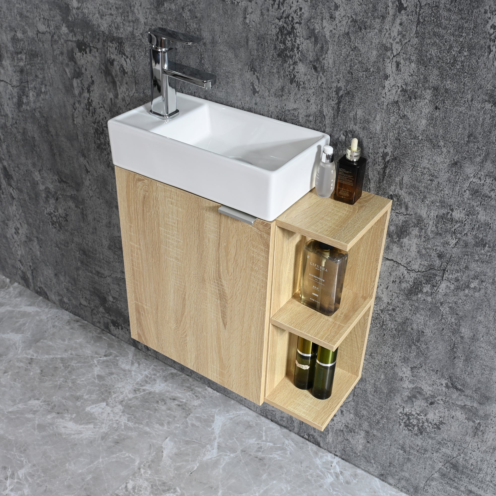 Bathroom furniture set CLOUD BROWN