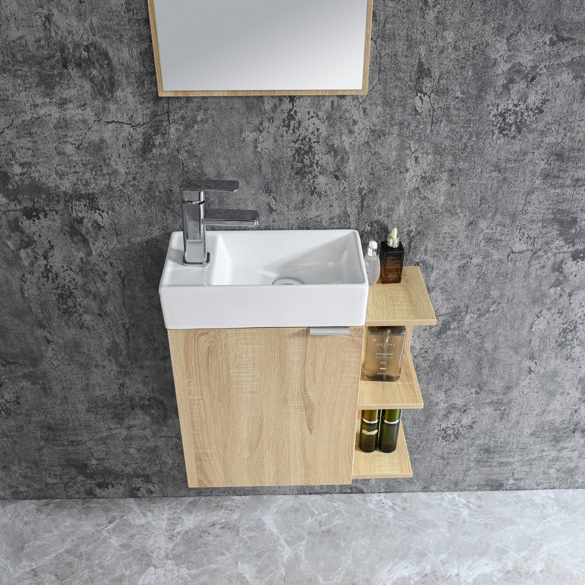 Bathroom furniture set CLOUD BROWN