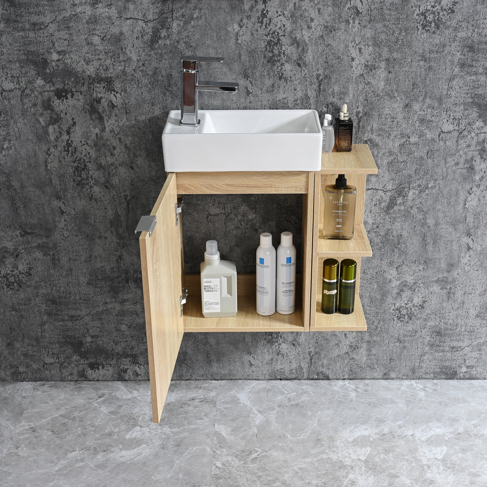Bathroom furniture set CLOUD BROWN