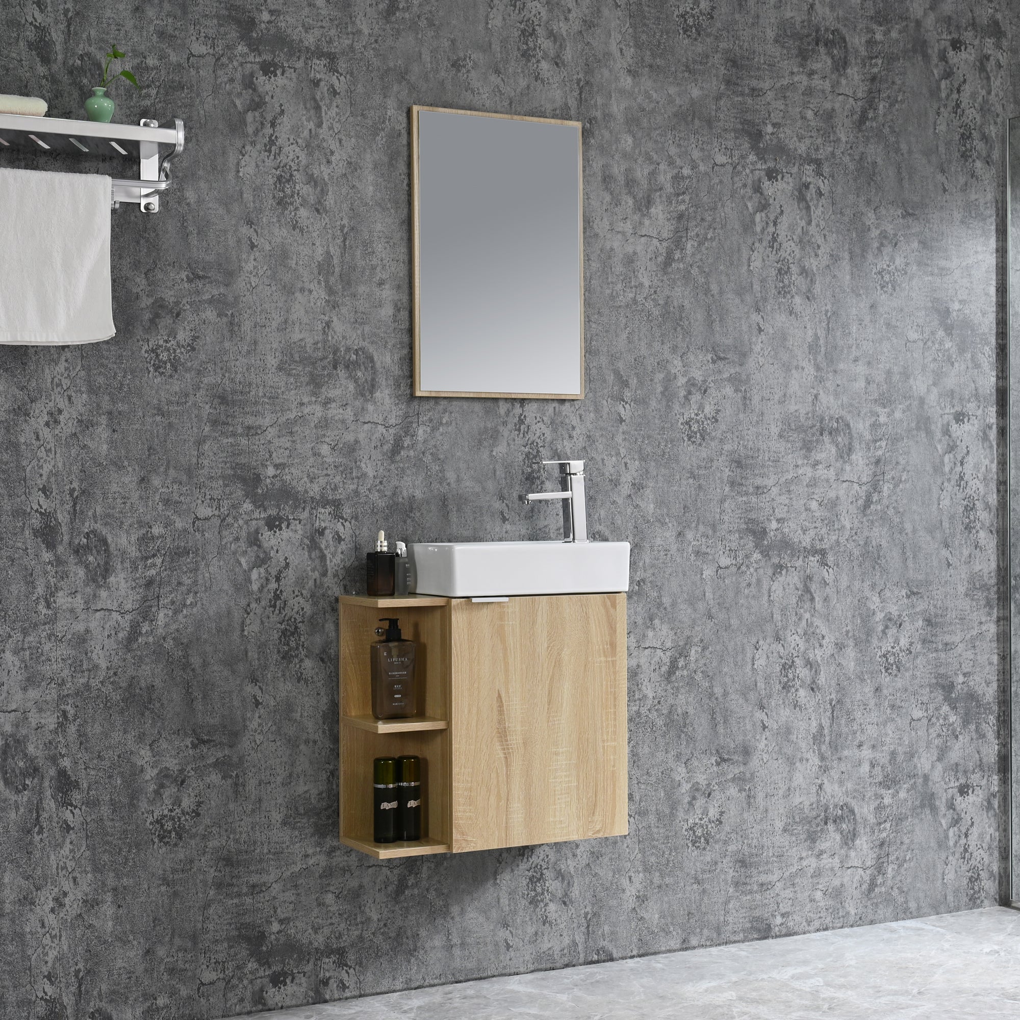 Bathroom furniture set CLOUD BROWN