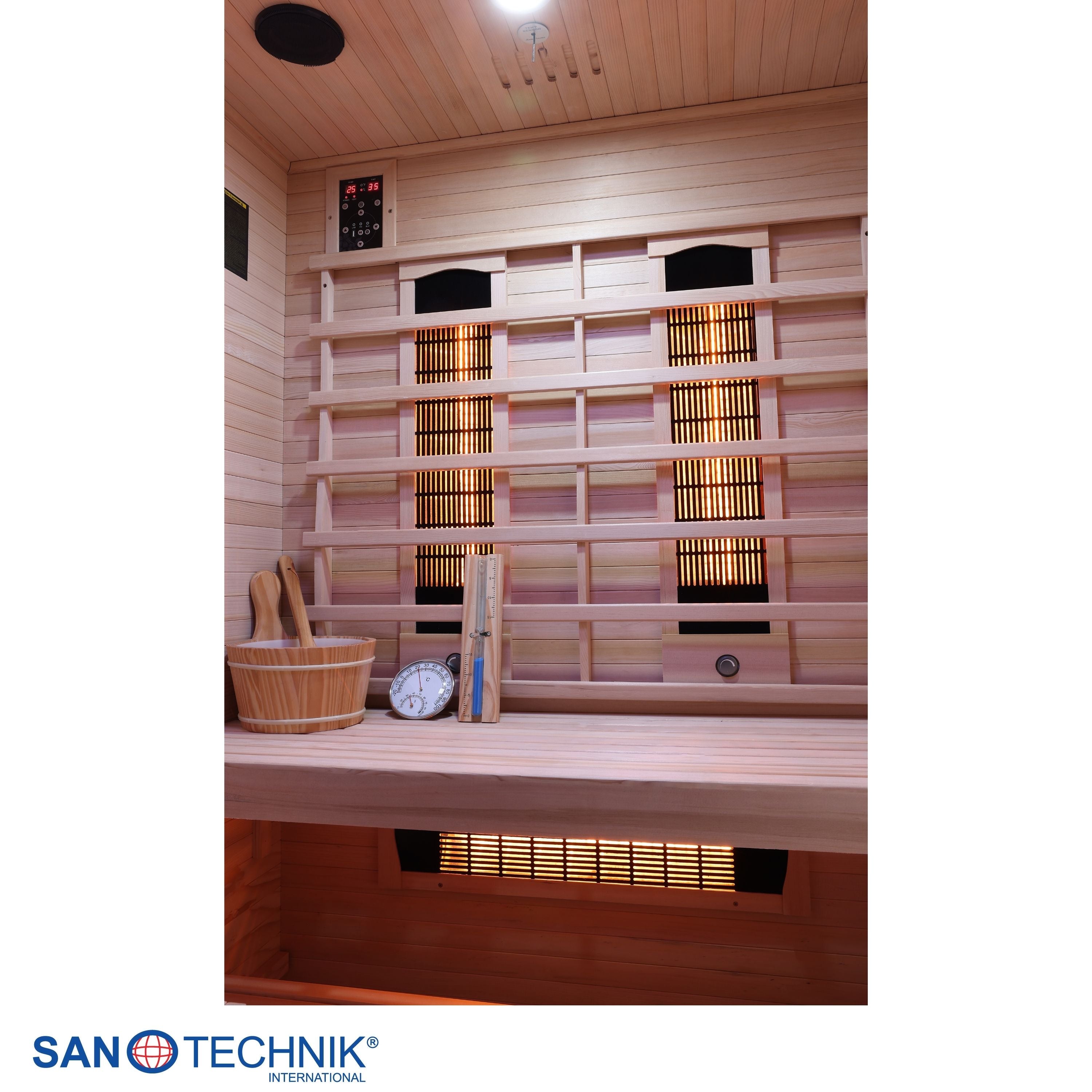Infrarot und Finnische Sauna TWINCOMBI für 2 Personen