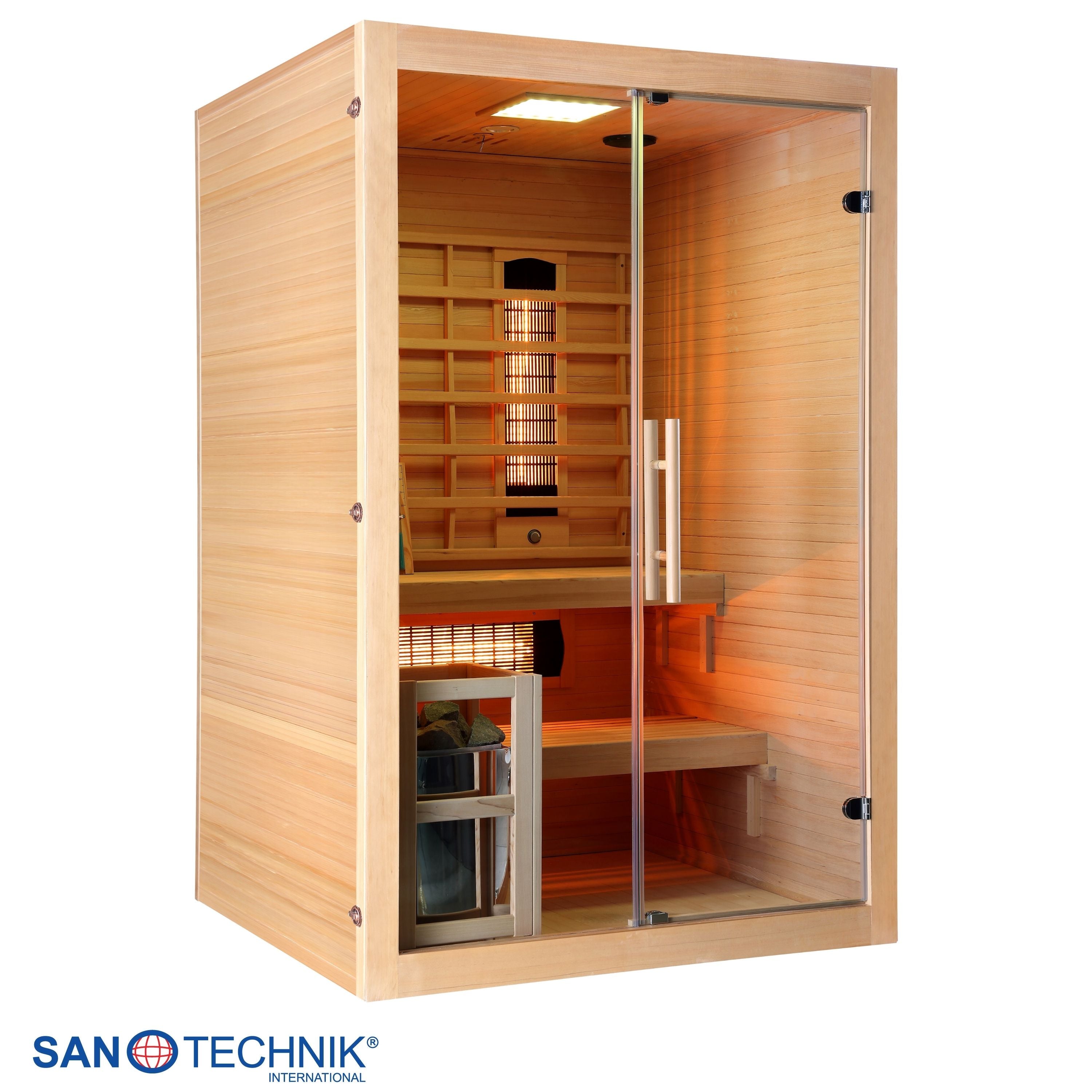Infrarot und Finnische Sauna TWINCOMBI für 2 Personen