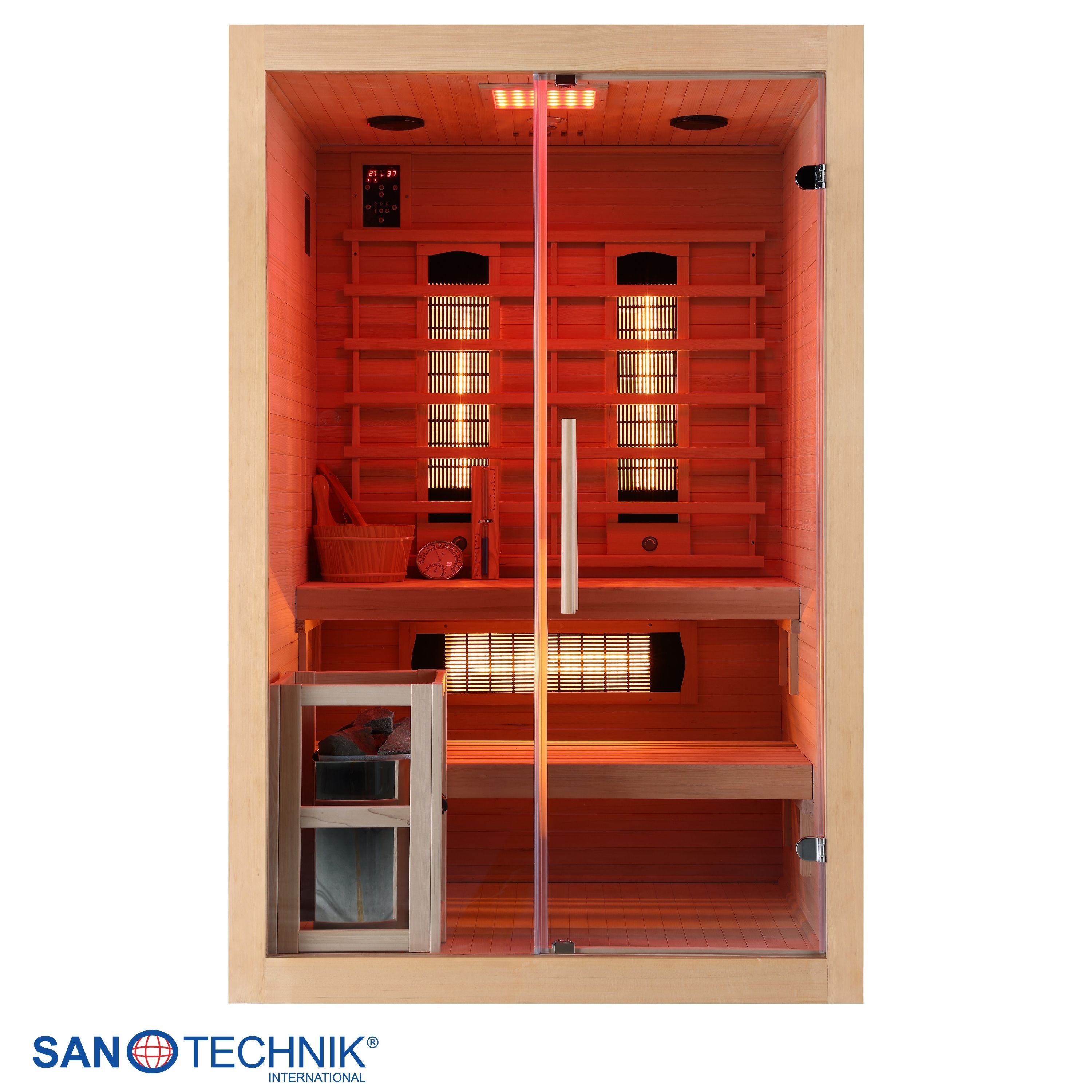 Infrarot und Finnische Sauna TWINCOMBI für 2 Personen