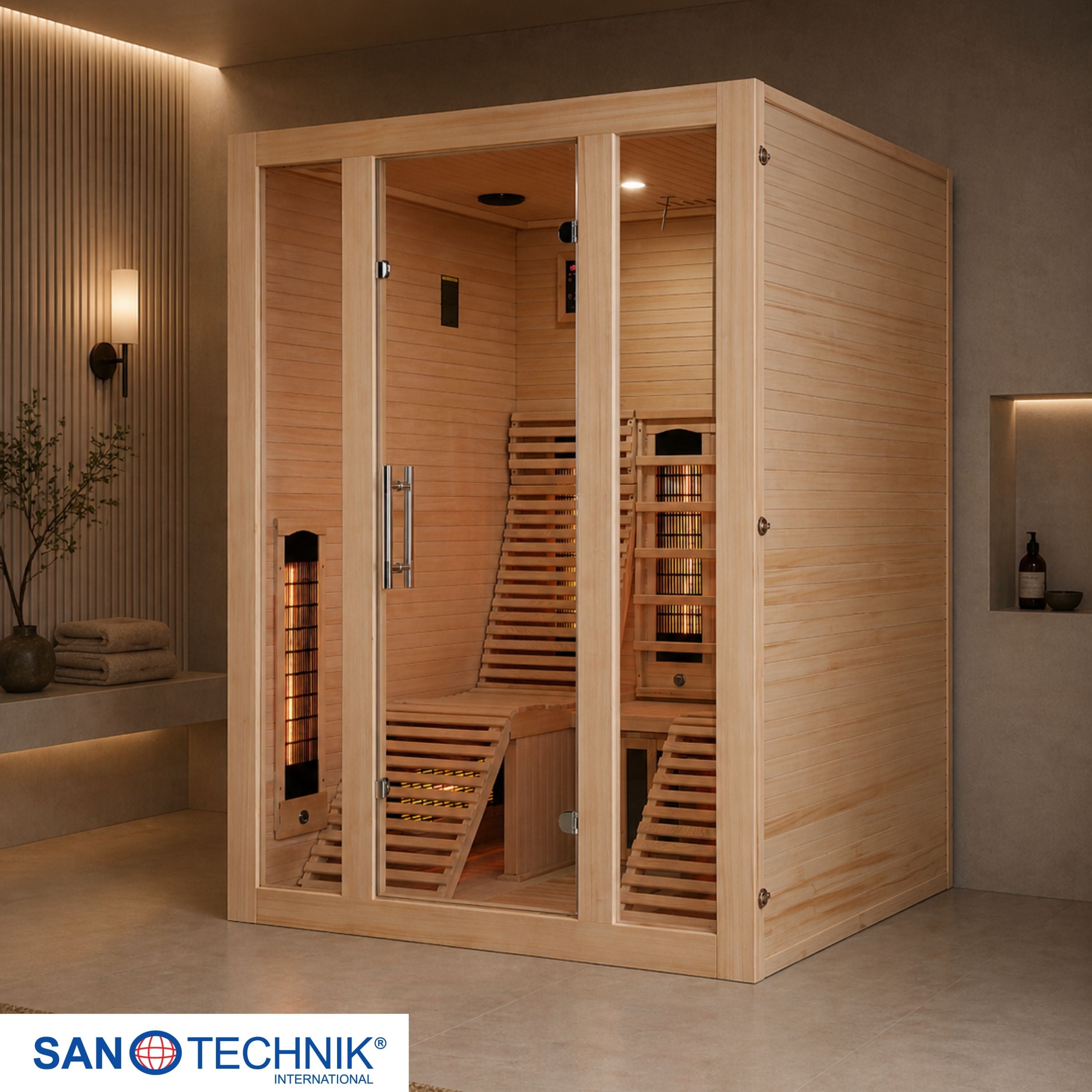 Cabina de infrarrojos OSLO para 2 personas