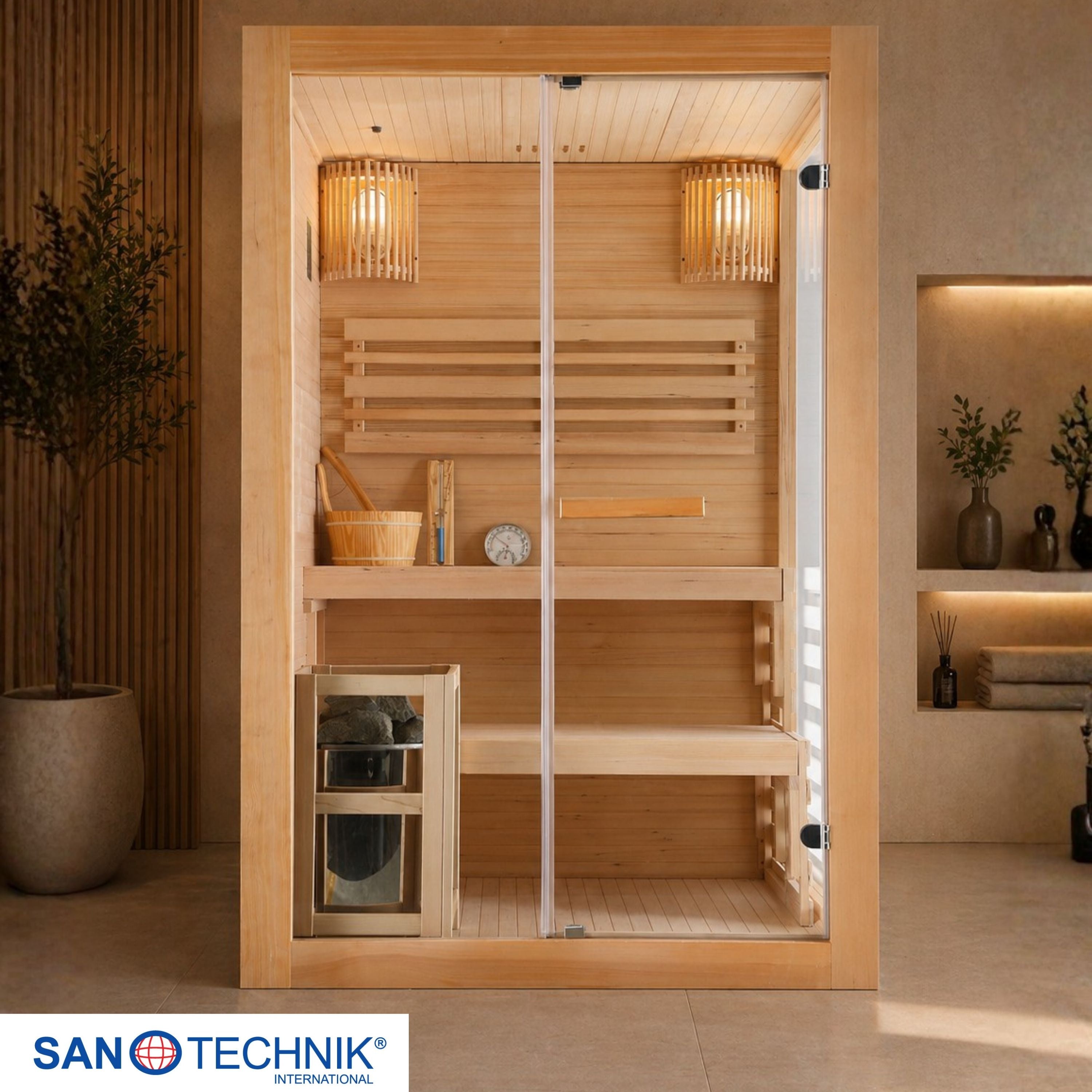 Finnish sauna PANORAMA | for 2 people
