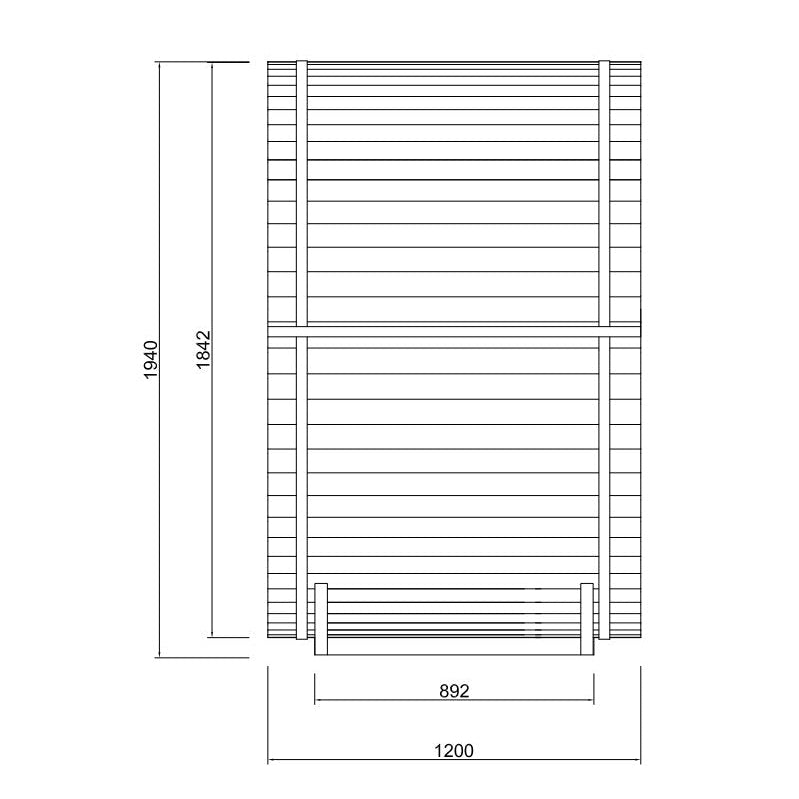Outdoor Fasssauna LINDHOLM für 1-2 Personen
